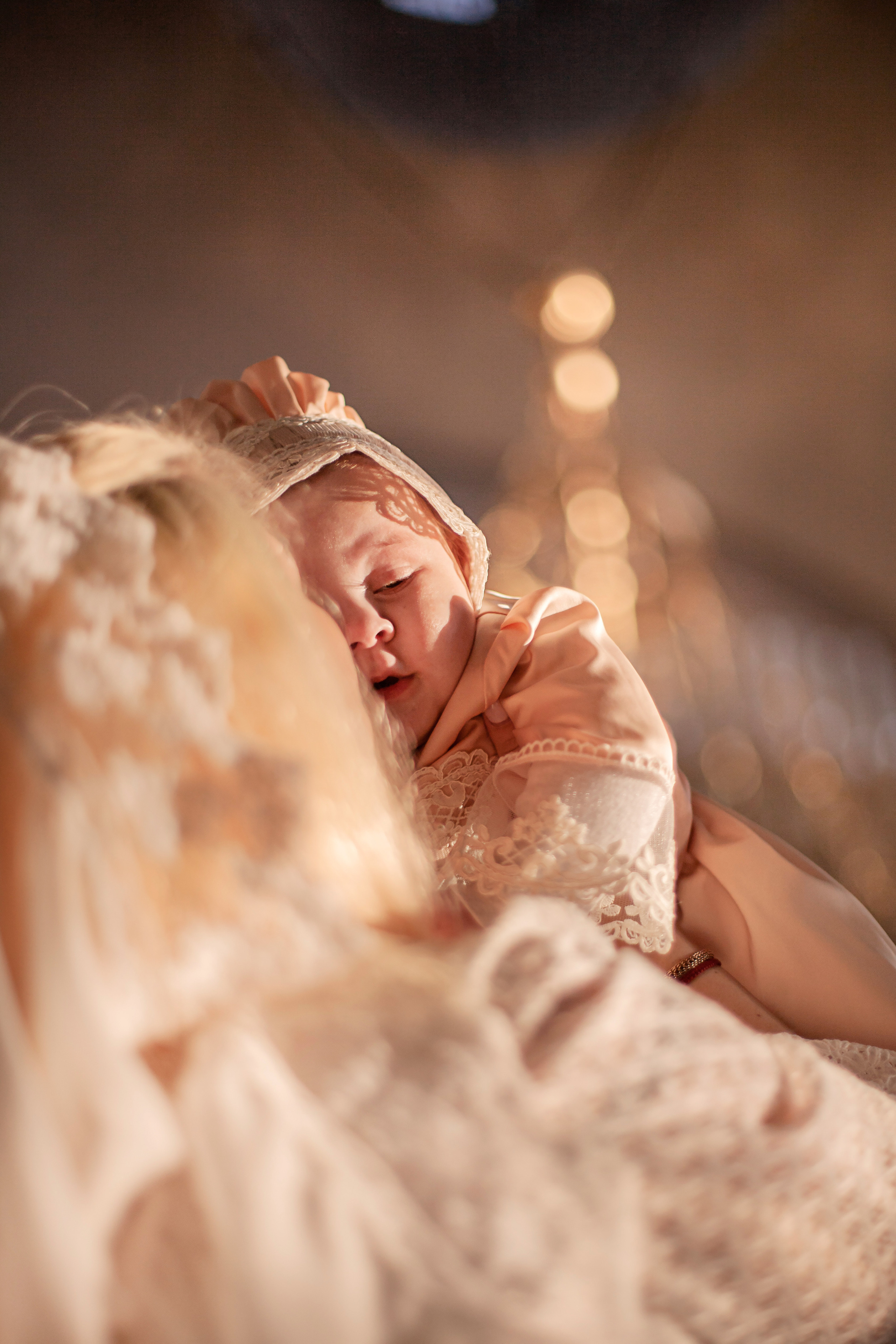 Таинство крещения Амелии. Фотограф Наталья Яковлева, Санкт-Петербург. Семьи, ньюборн, крещения