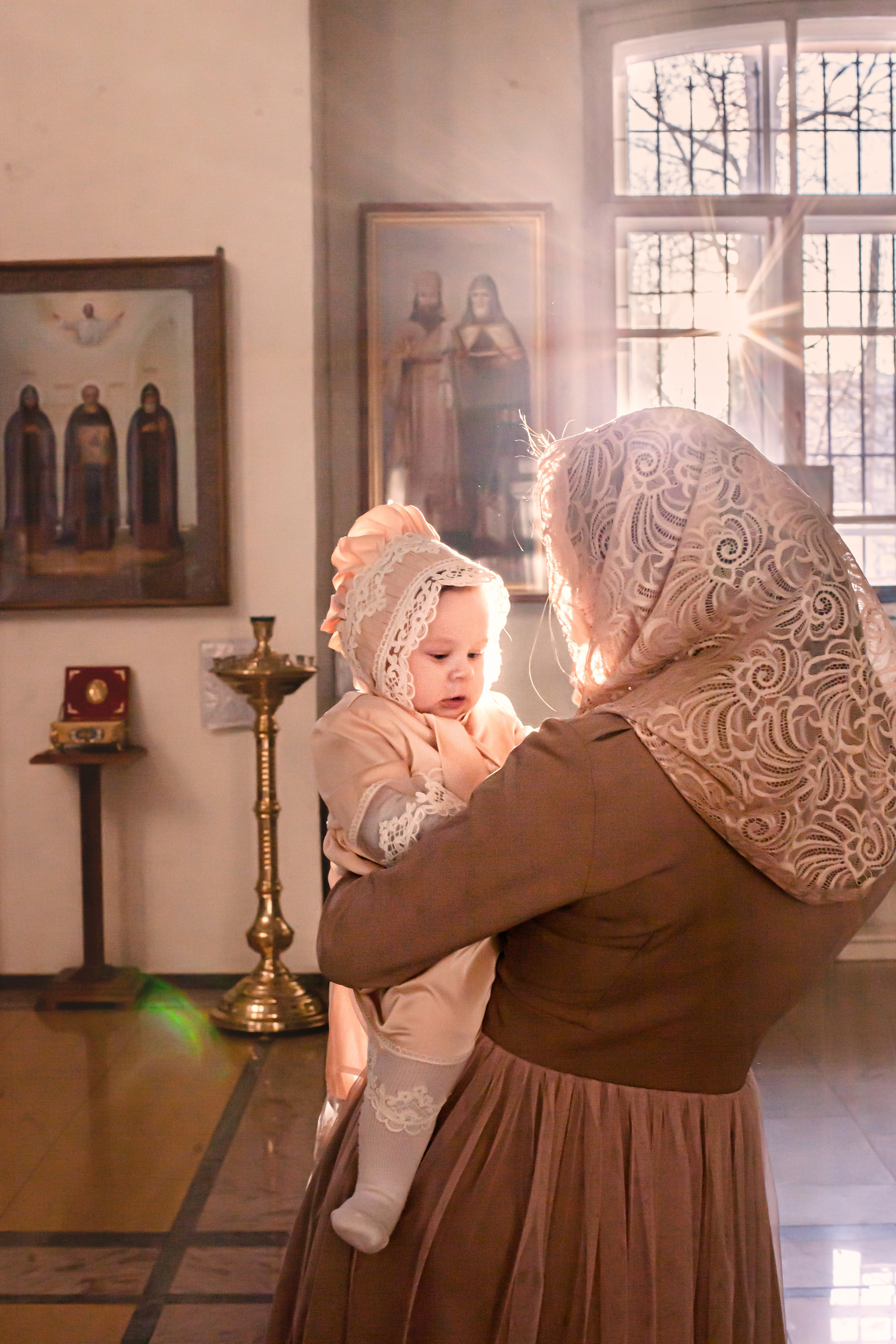 Таинство крещения Амелии. Фотограф Наталья Яковлева, Санкт-Петербург. Семьи, ньюборн, крещения