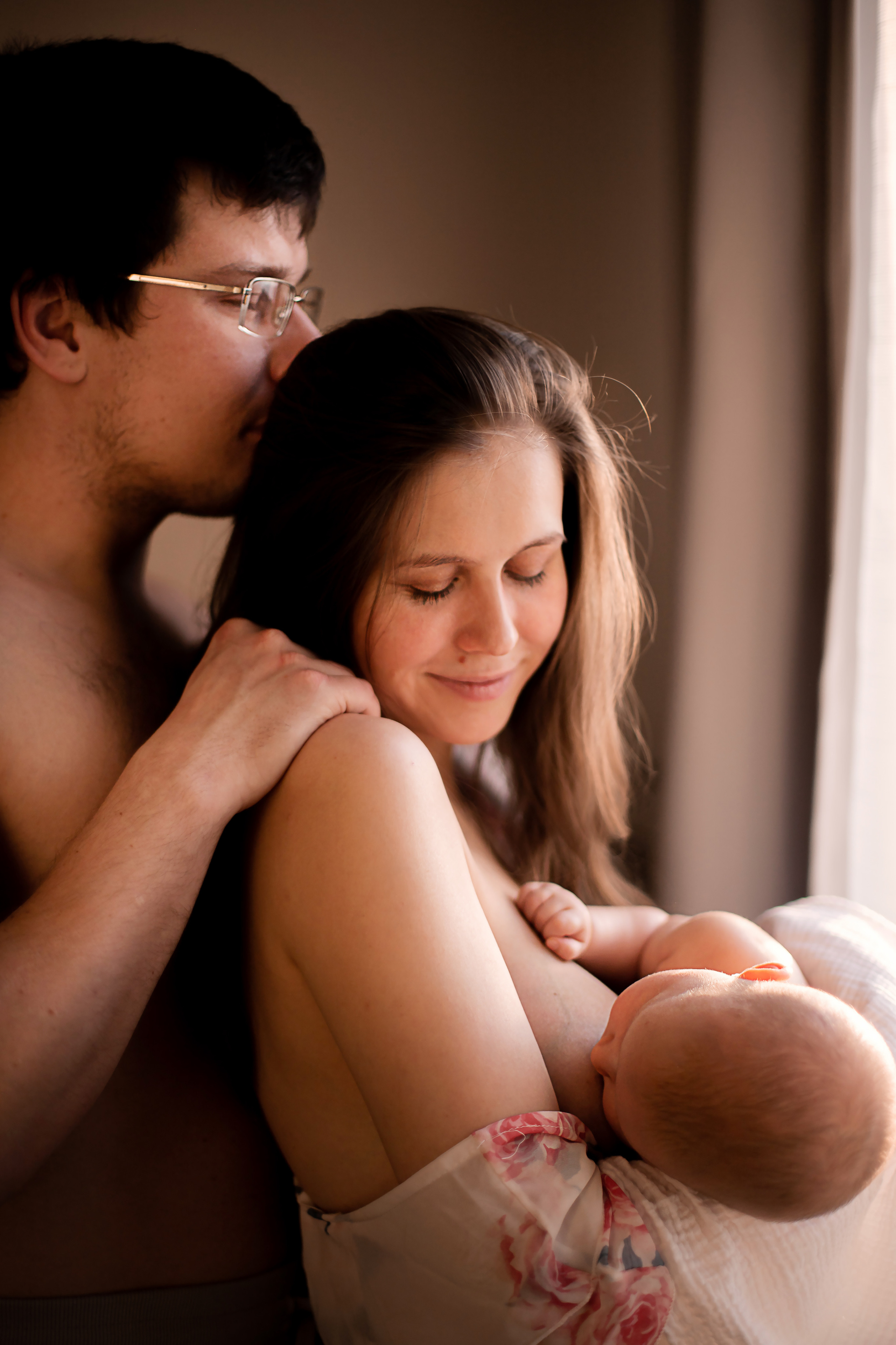 Наталия, Иван и Ева. Фотограф Наталья Яковлева, Санкт-Петербург. Семьи, ньюборн, крещения