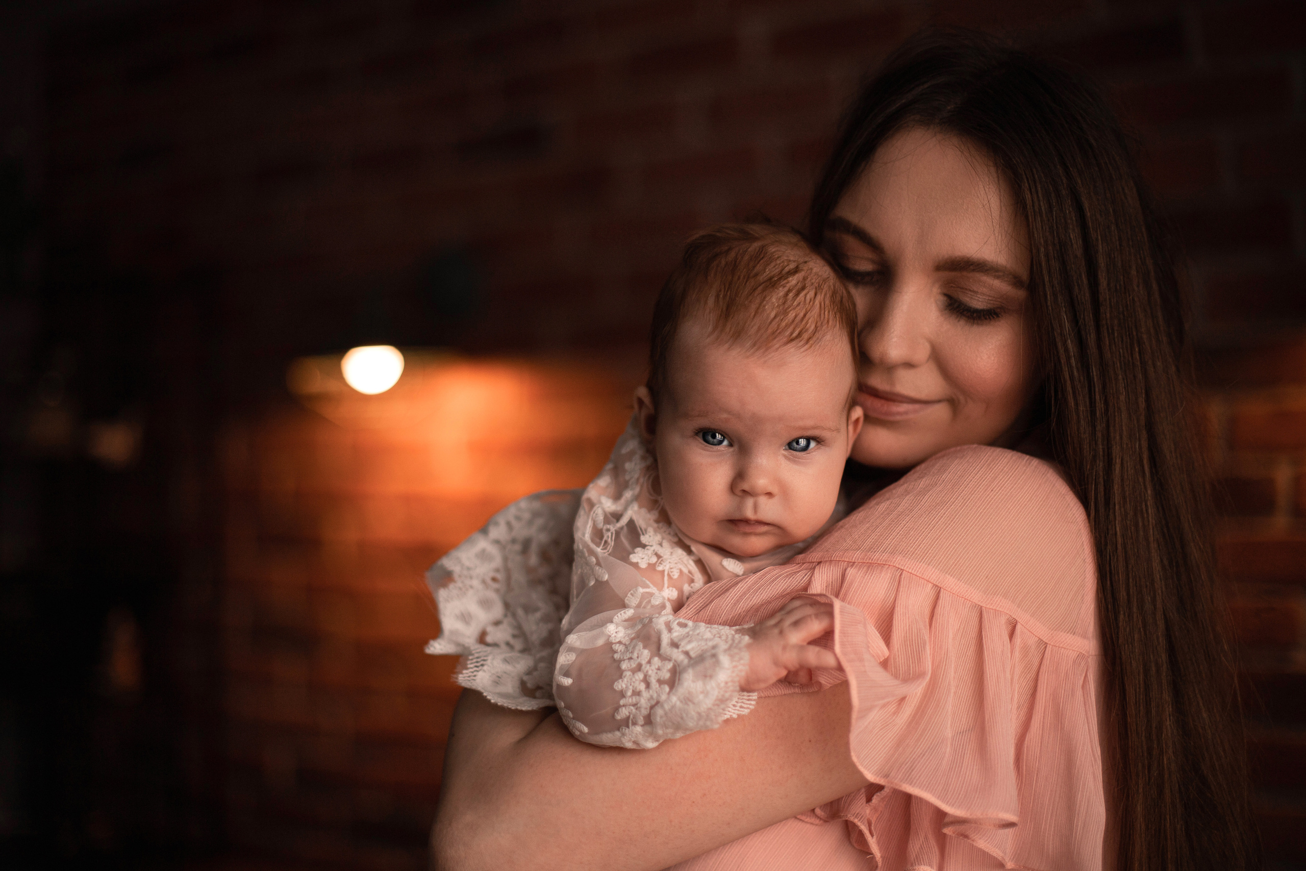 Дарья и Агния. Фотограф Наталья Яковлева, Санкт-Петербург. Семьи, ньюборн, крещения
