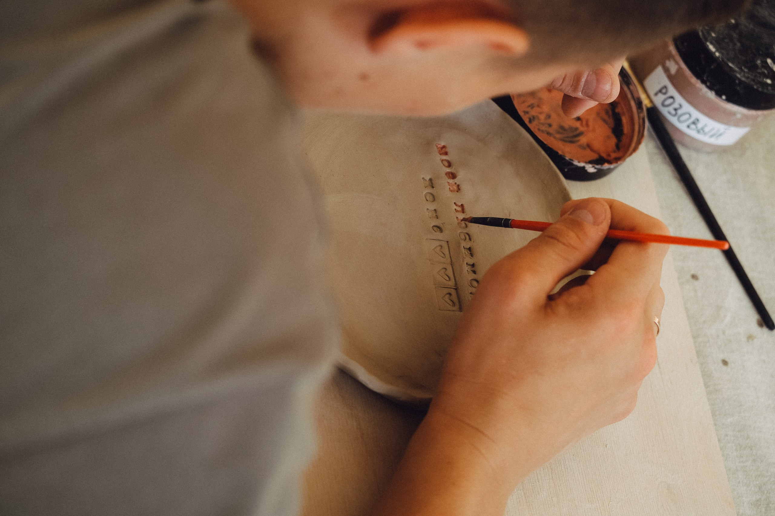 Любовь в студии лепки. Профессиональный фотограф, Санкт-Петербург — Виктория Богомолова