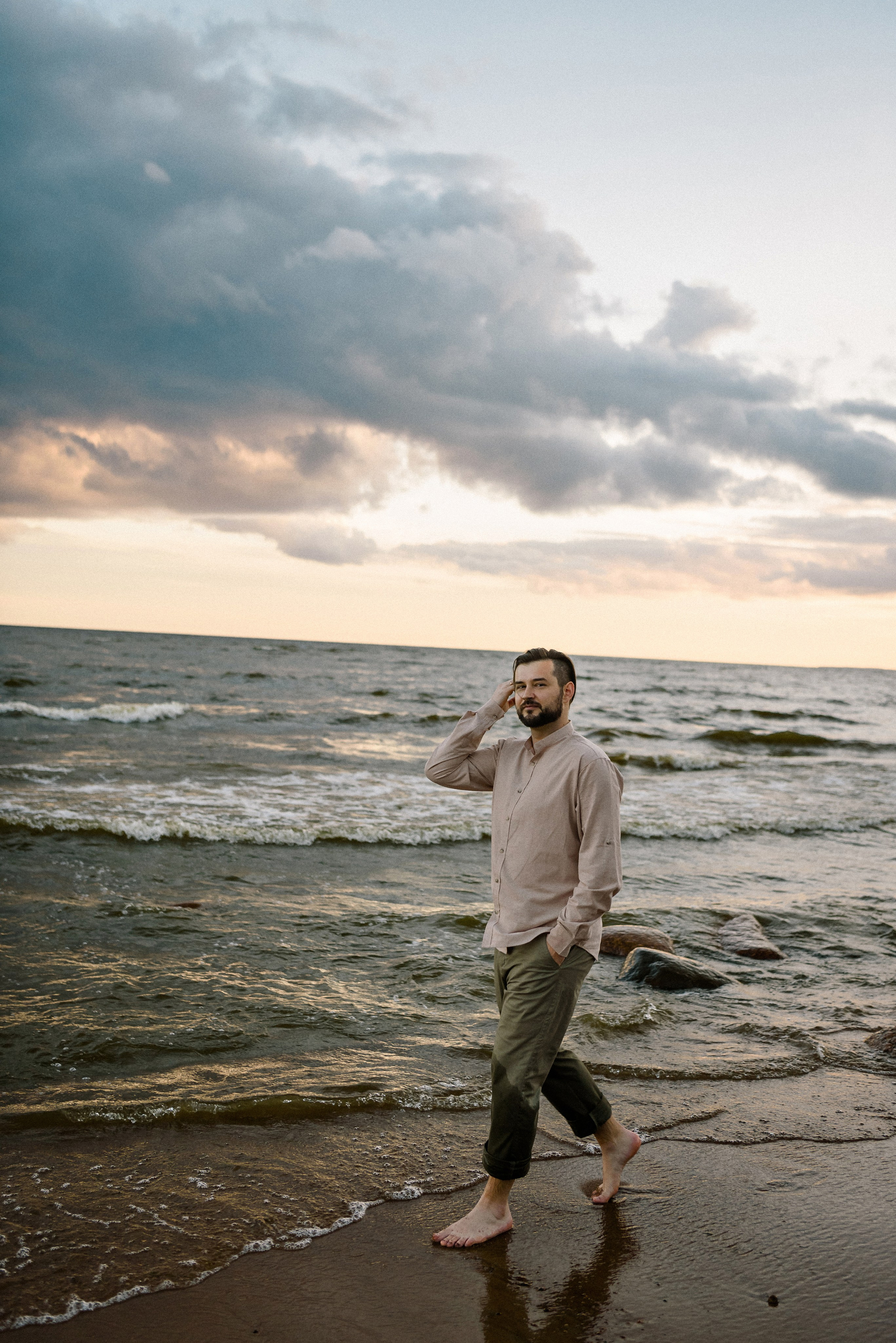 Настя и Вова Финский залив. Свадебный фотограф в Санкт-Петербурге София Шубик