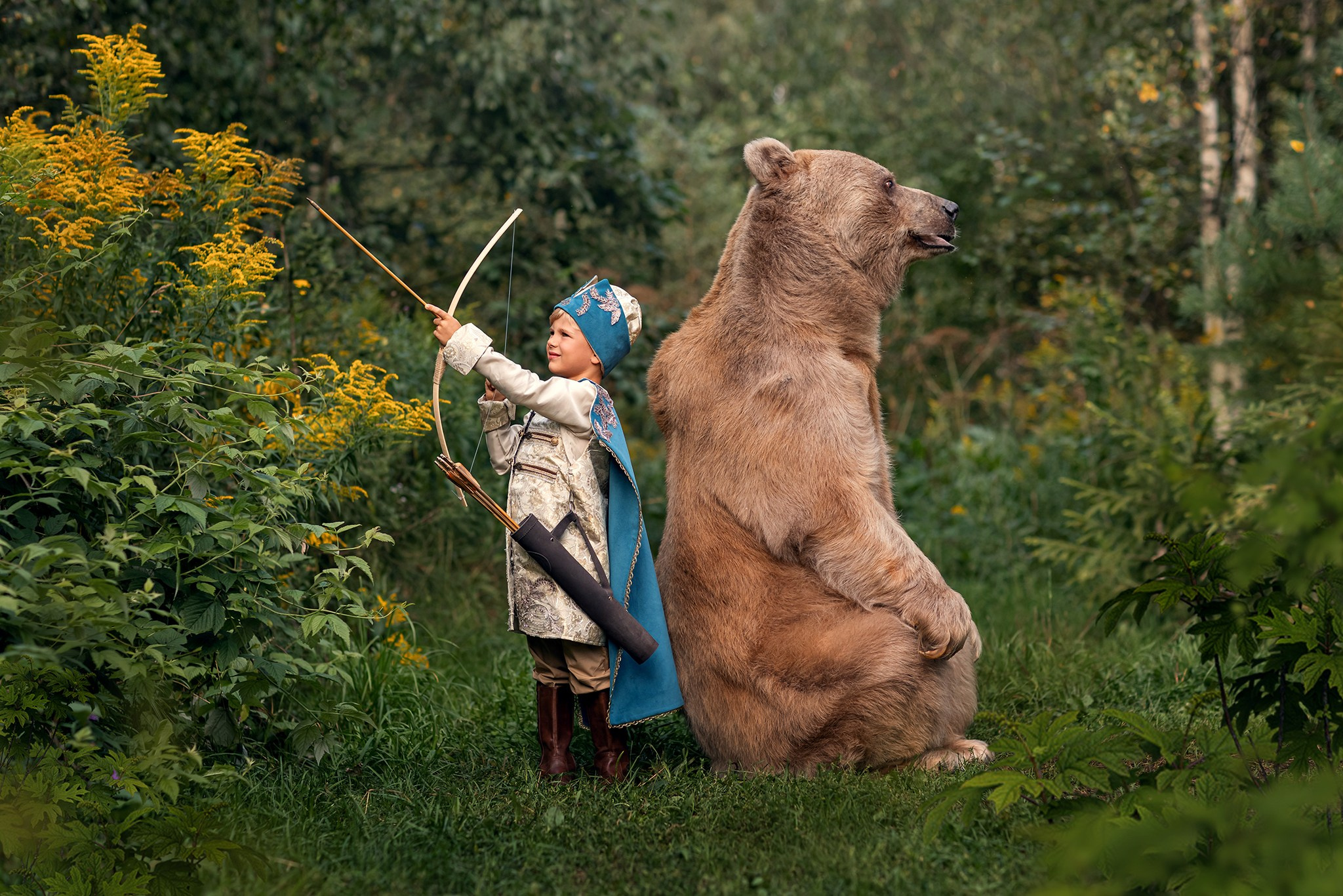 Семейная съемка с животными. Детский и семейный фотограф Елена Михайлова в Москве
