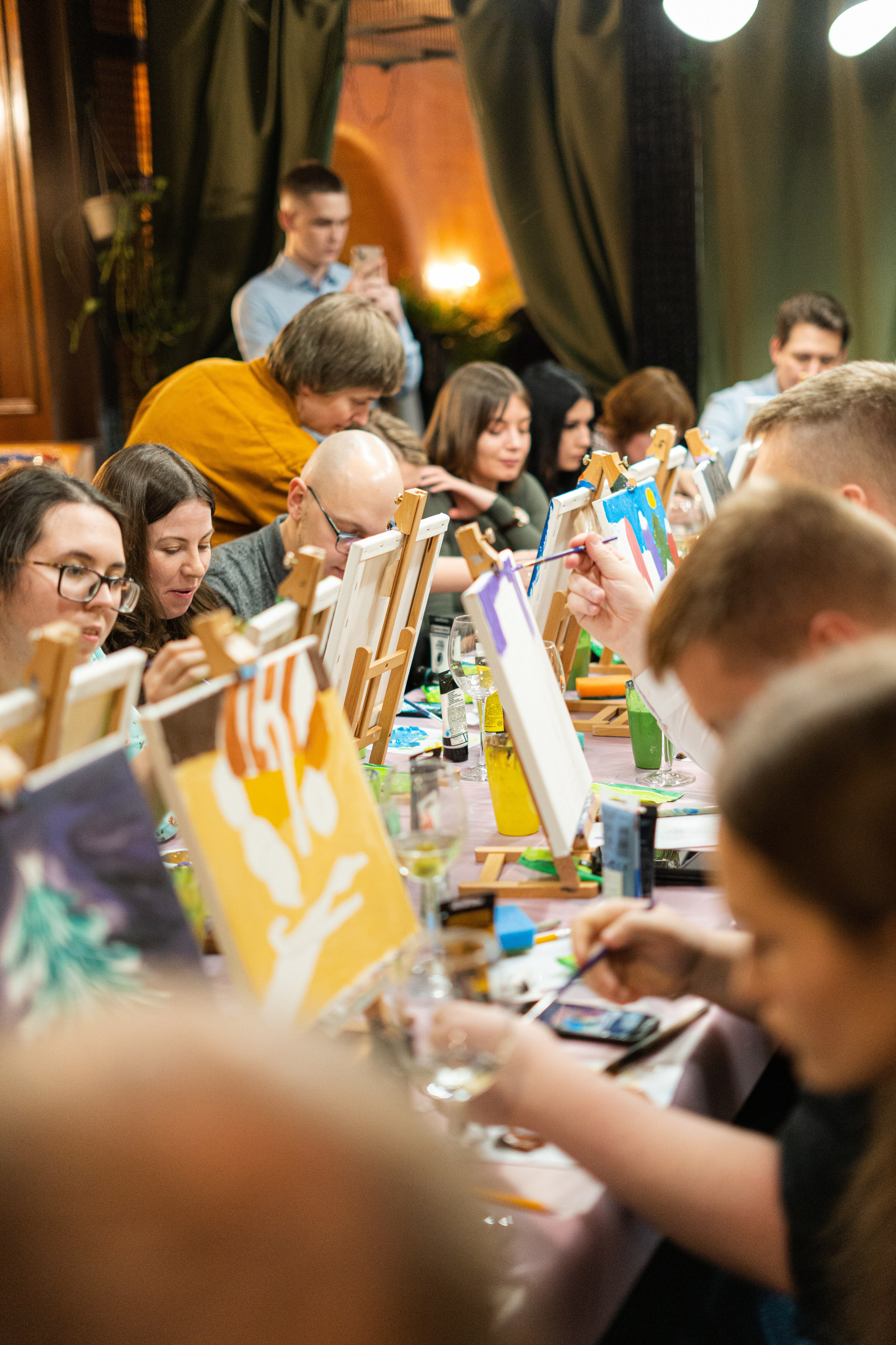 Корпоратив Teach Me Art 2. Портретный фотограф в Москве и Санкт-Петербурге Арина Чех