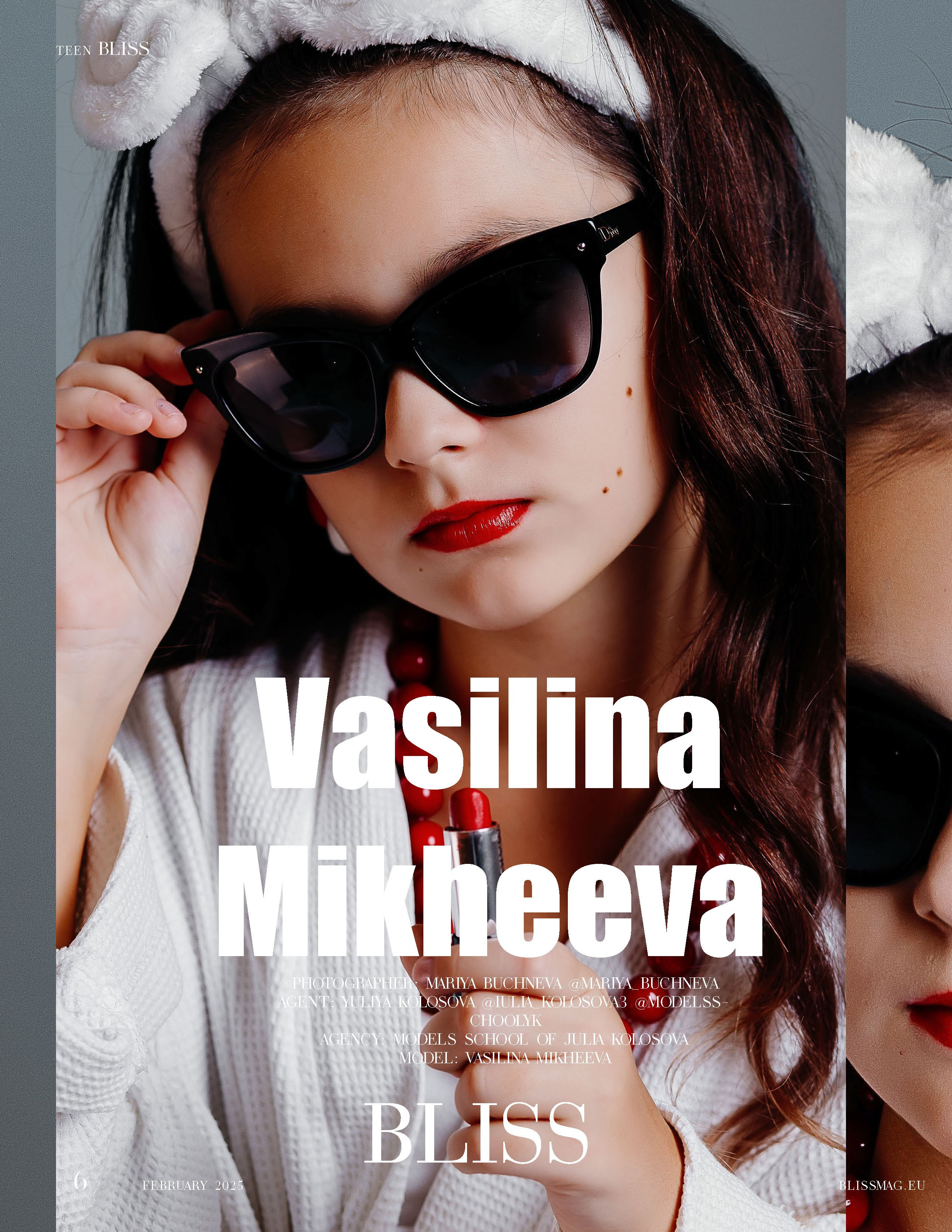 Детская фотосессия «модная малышка» для глянцевого журнала. Фотограф в Подольске — Мария Бучнева