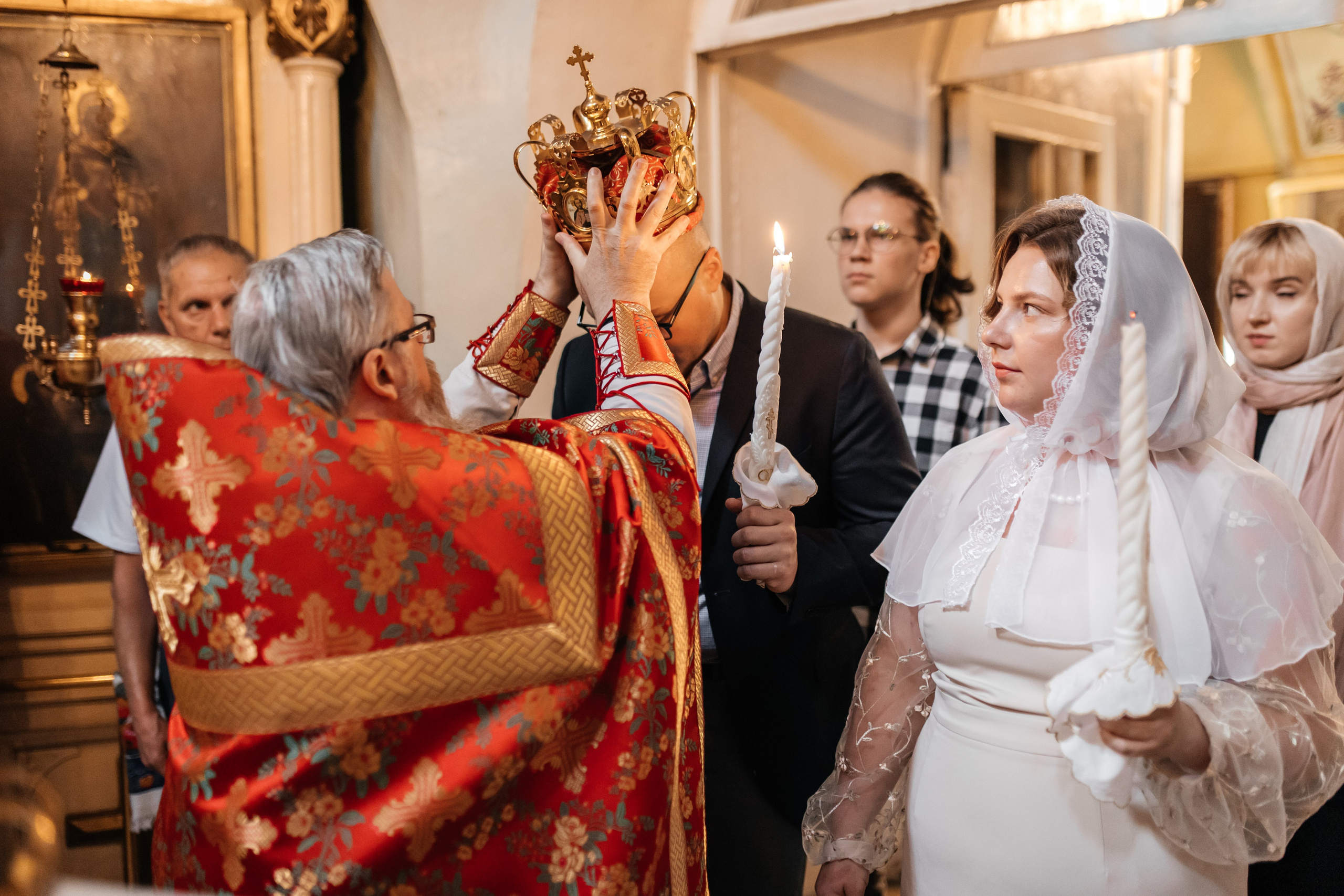 Венчание. Церковь Воздвижения Честного Креста Господня в Татаринцево. Фотограф Валерия Горбунова Подольск Бутово Видное Щербинка