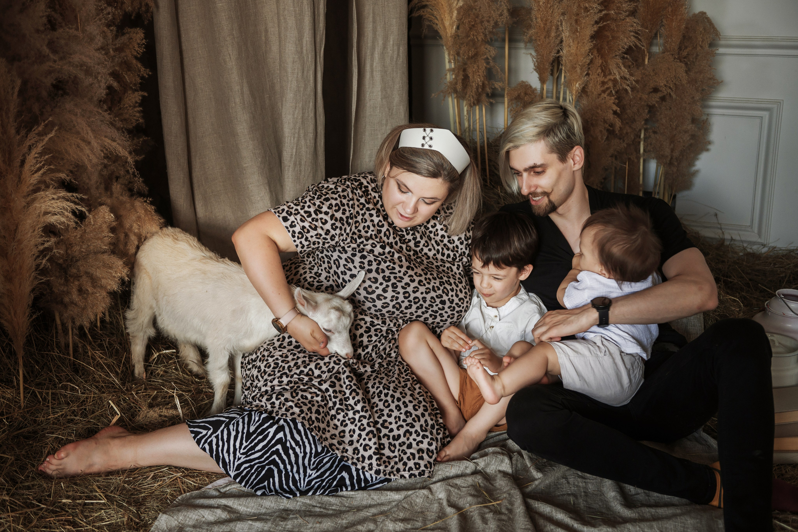 Съемка с козликом. Фотограф Кристина Гришина Рязань