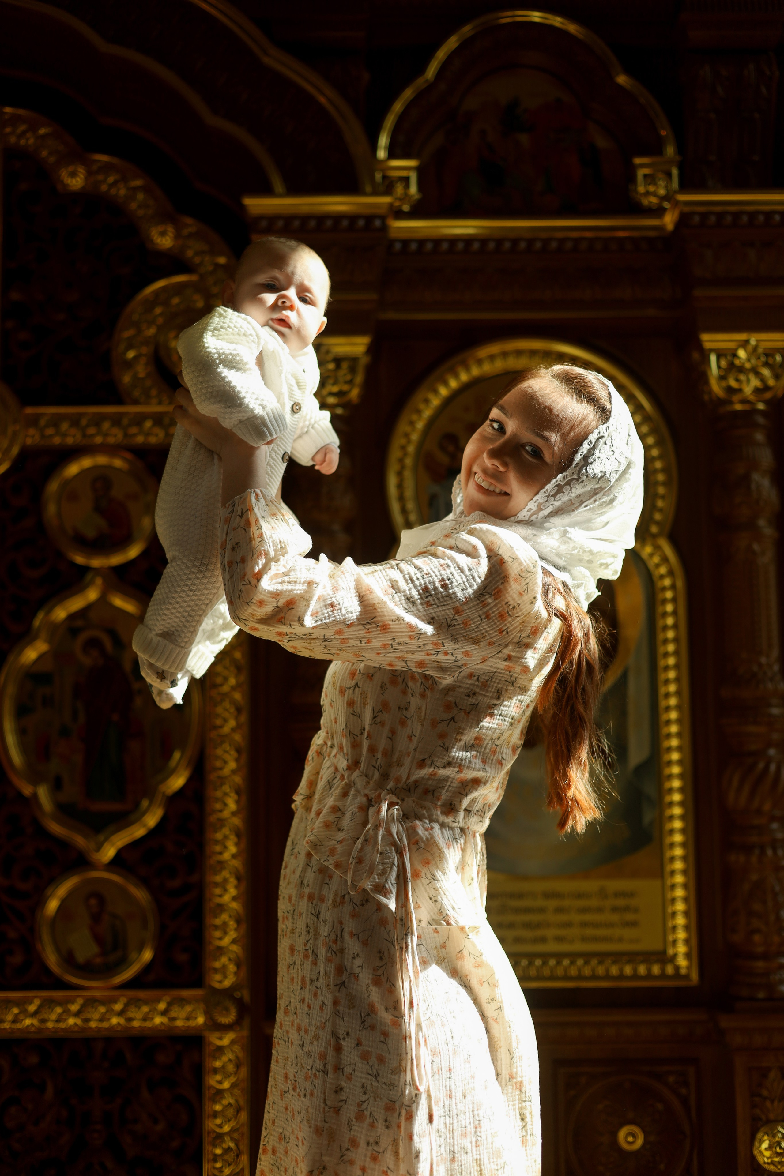 Таинство крещения. Фотограф новорожденных Саратов