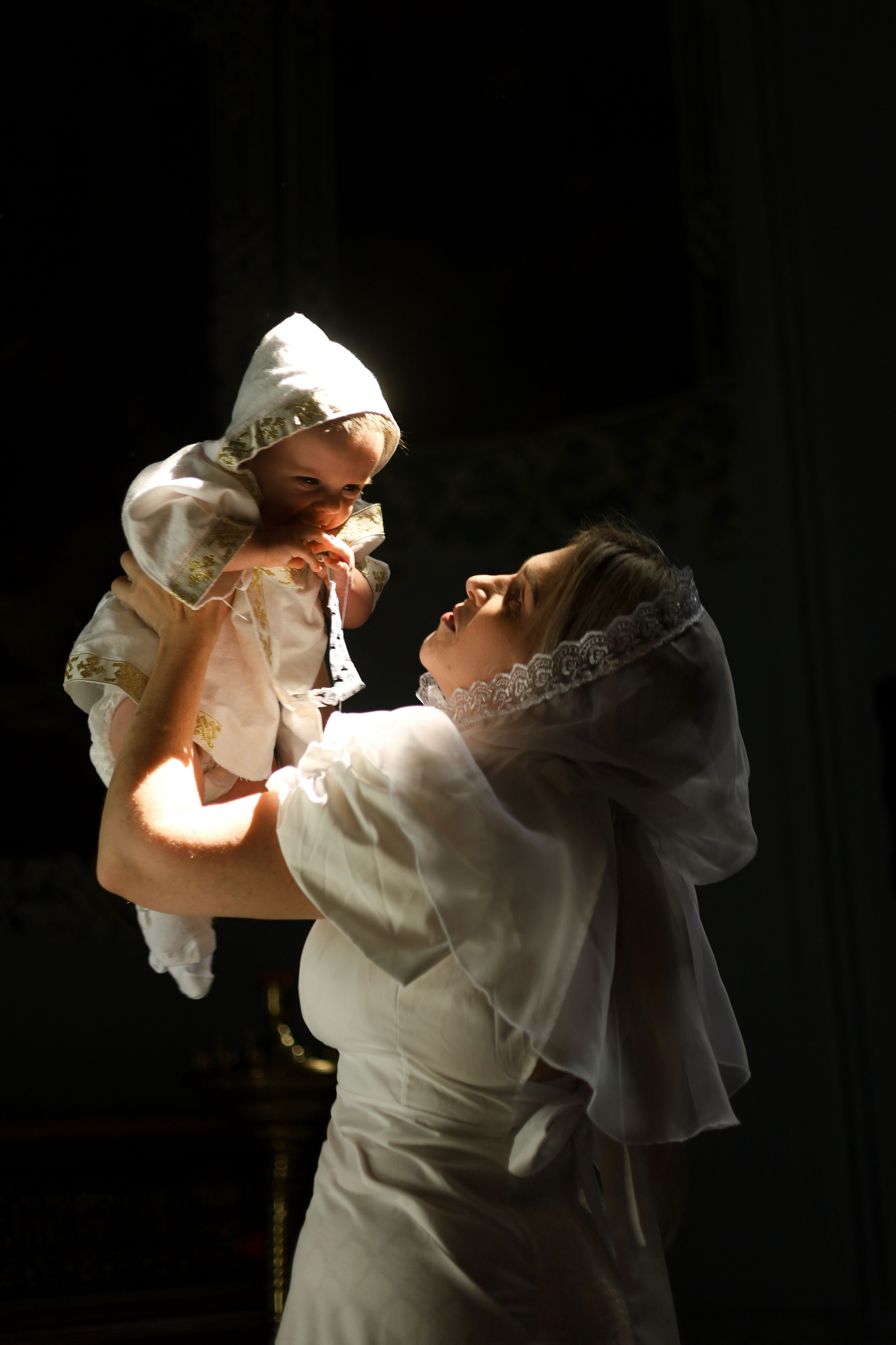 Таинство крещения. Фотограф новорожденных Саратов