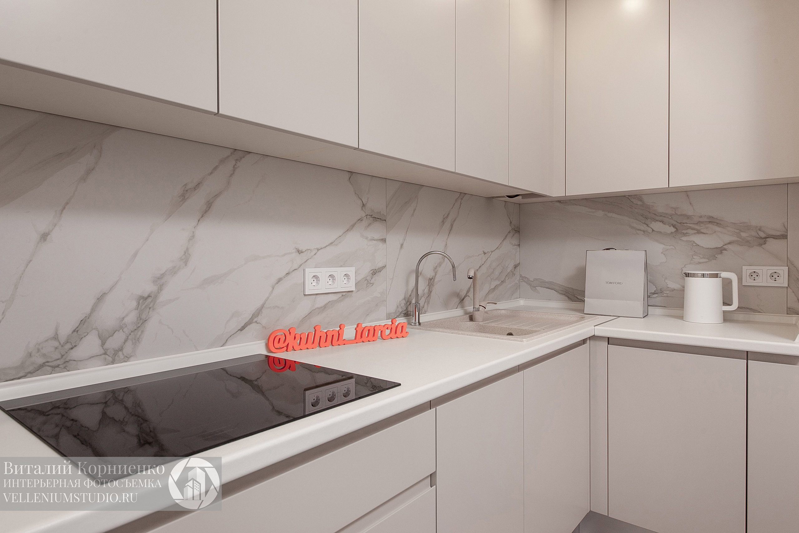 Кухня кремовая. Интерьерный фотограф Краснодар: профессионально по доступным ценам