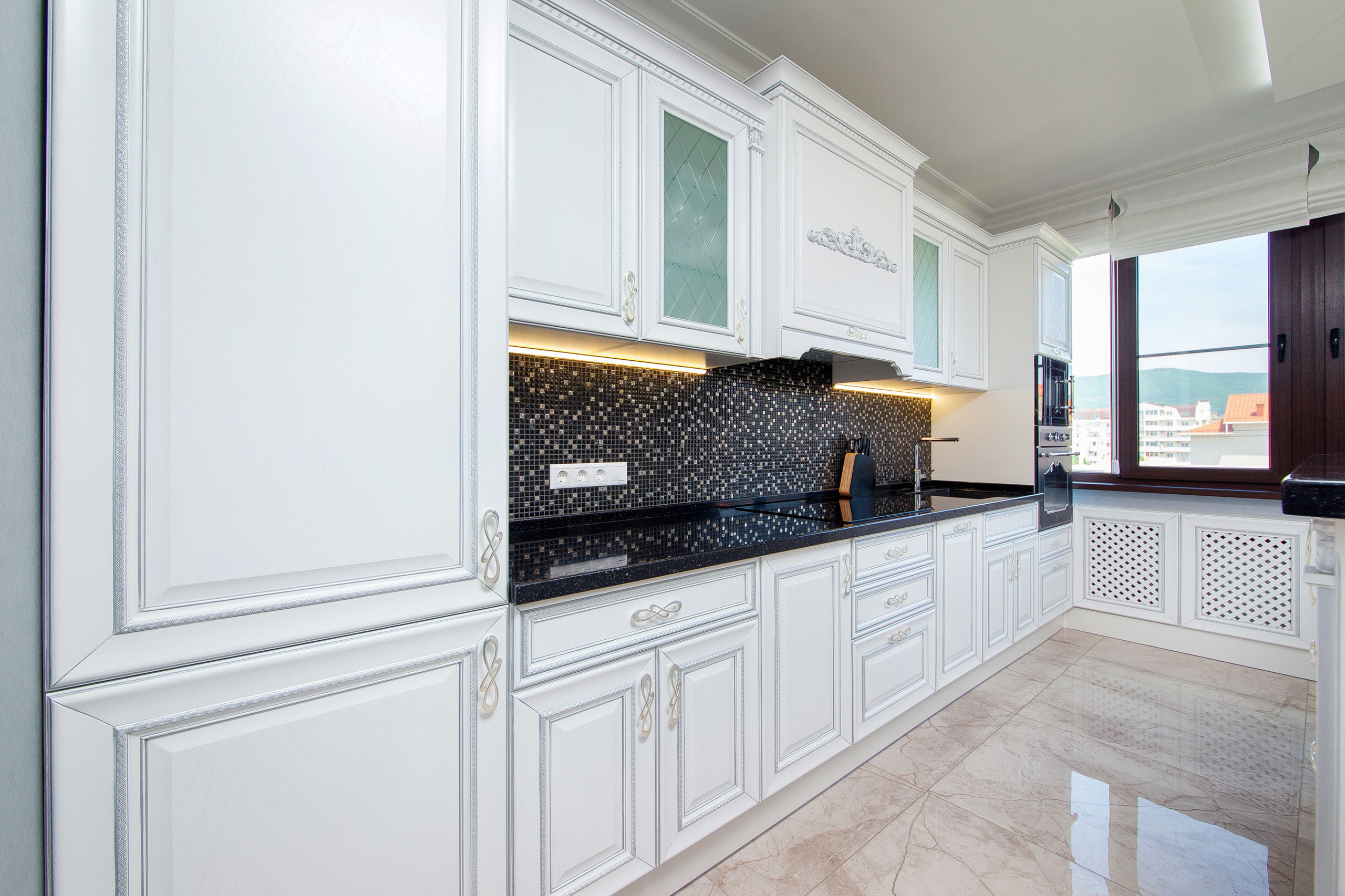 Кухня в Геленджике. Интерьерный фотограф Краснодар: профессионально по доступным ценам