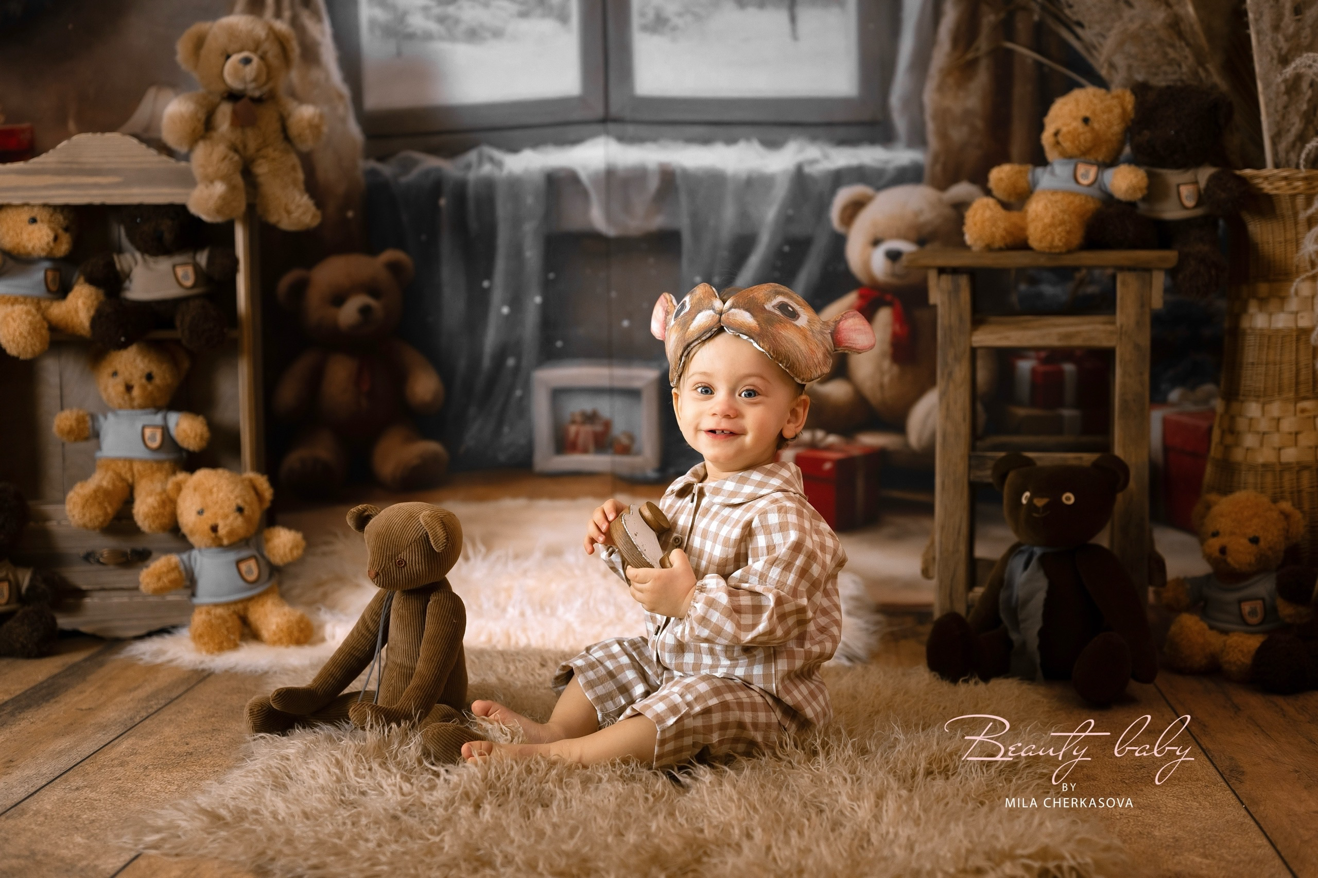 Зимняя Открытка. Семейный и детский фотограф в Красноярске Мила Черкасова