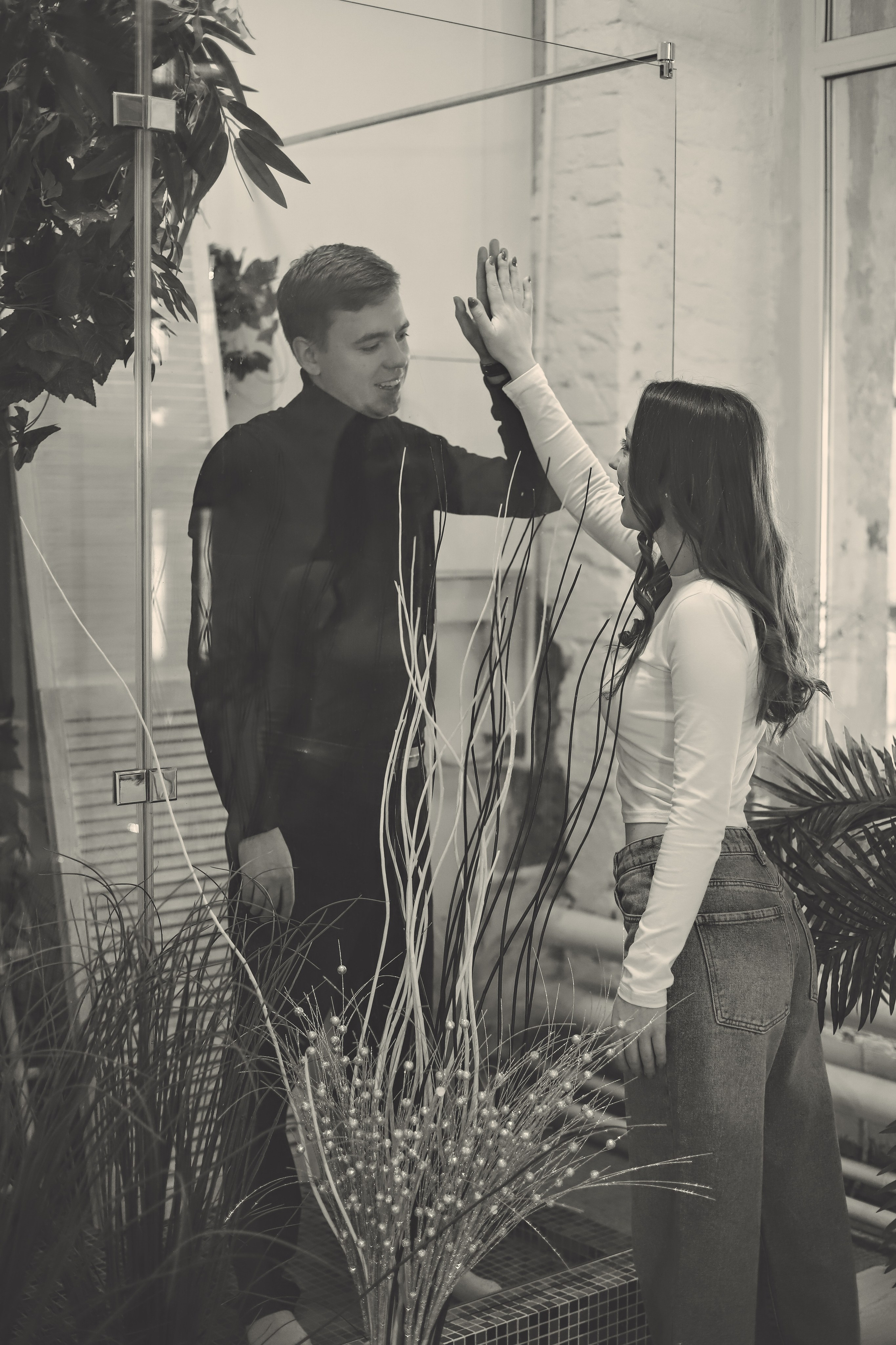 Лавстори в студии). Фотограф в Москве Елена Дроботя