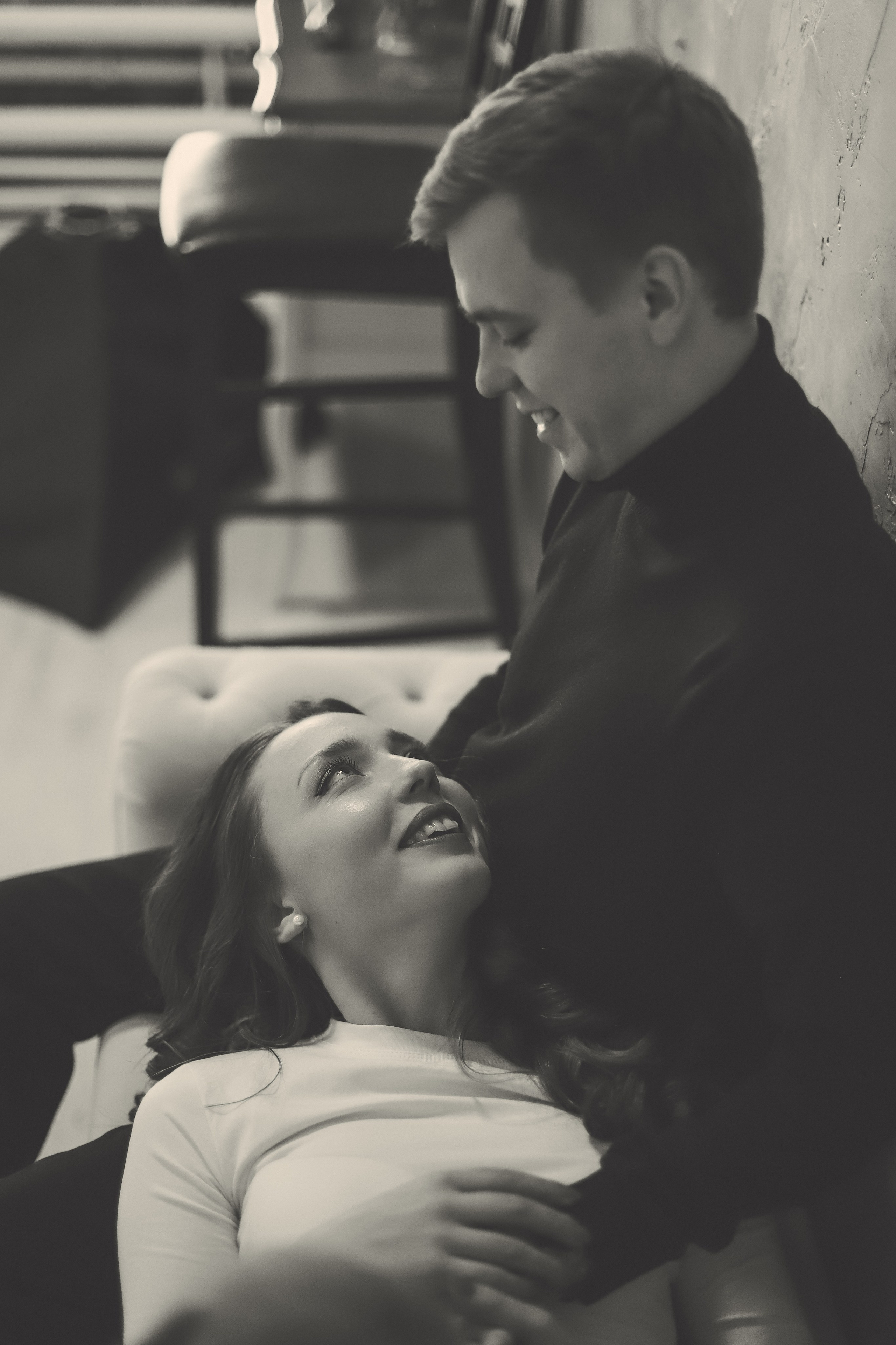 Лавстори в студии). Фотограф в Москве Елена Дроботя