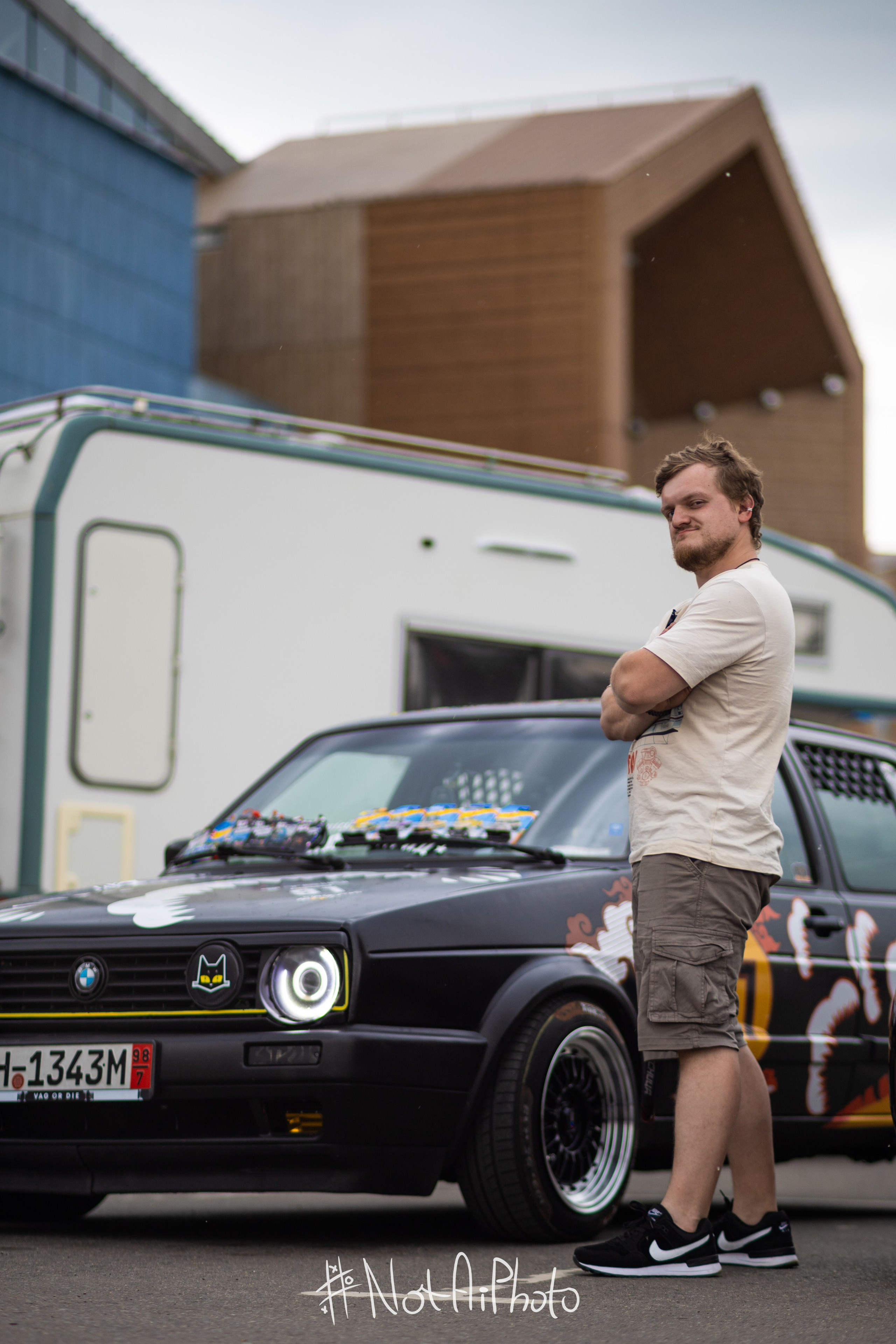 Медиа-сопровождение авто-проекта VW Golf 2. #NotAiPhoto — автомобильный фотограф