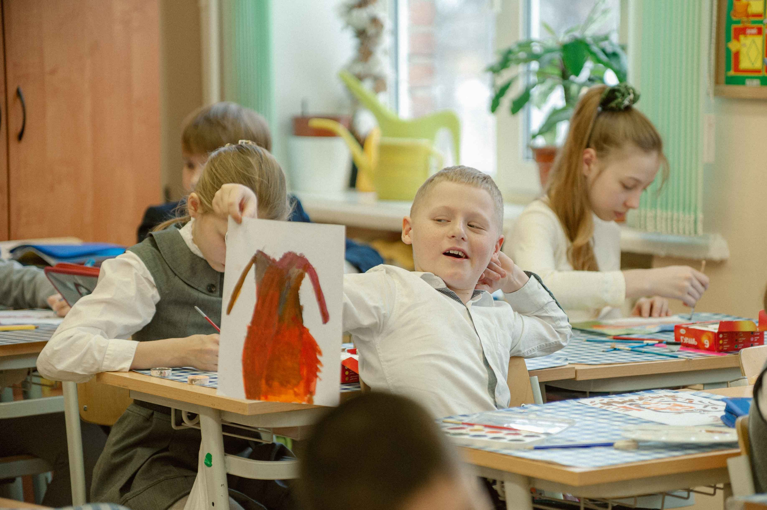 4 класс на уроке, школа 26, Москва, 2013 год. Фотограф и видеограф в Москве и Абу Даби Мария Кулагина