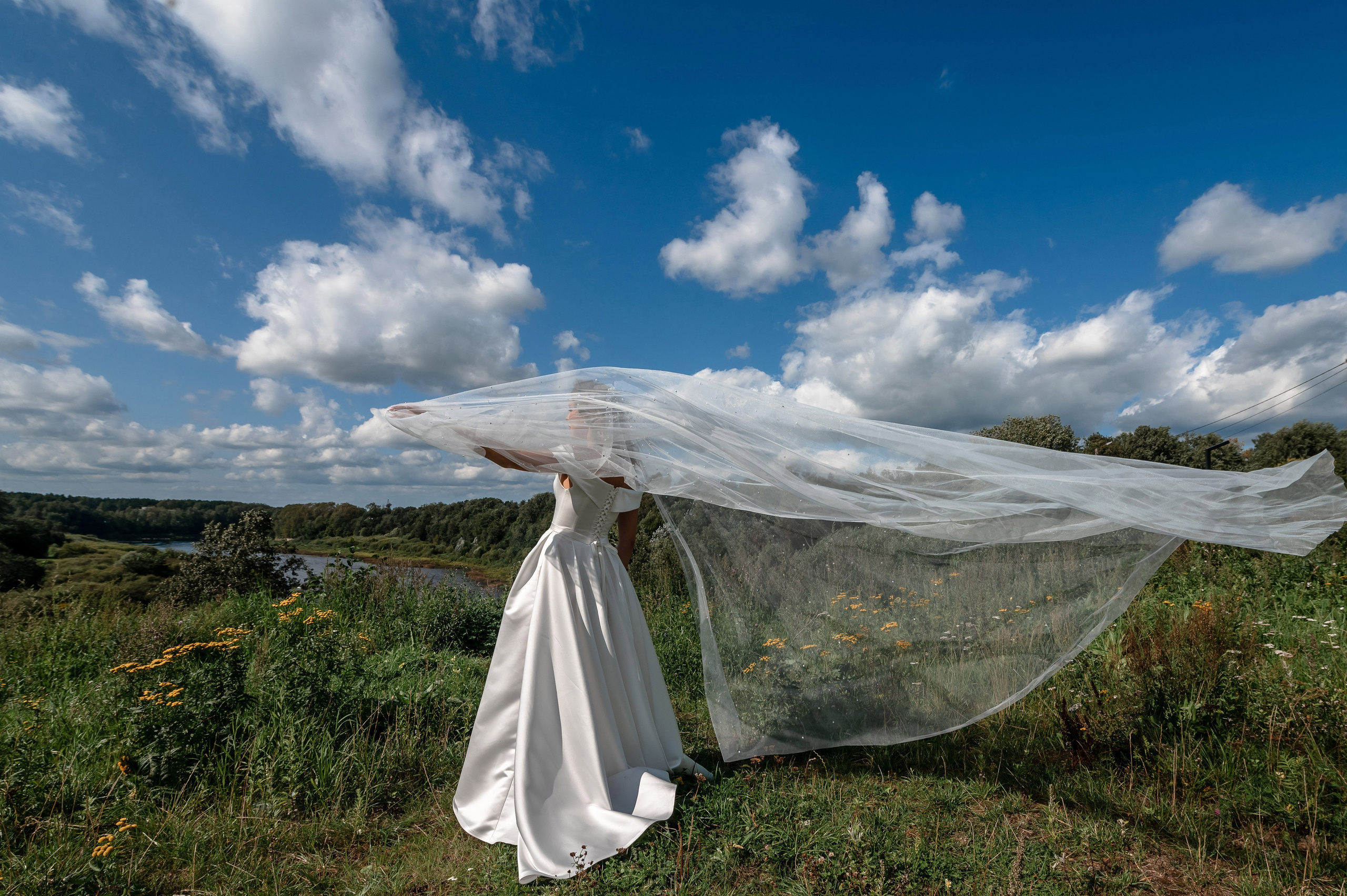 Людмила и Михаил (свадебная прогулка и регистрация в г. Кингисеппе). Портретный, семейный и свадебный фотограф в Санкт-Петербурге и в Пушкине Ширяев Денис