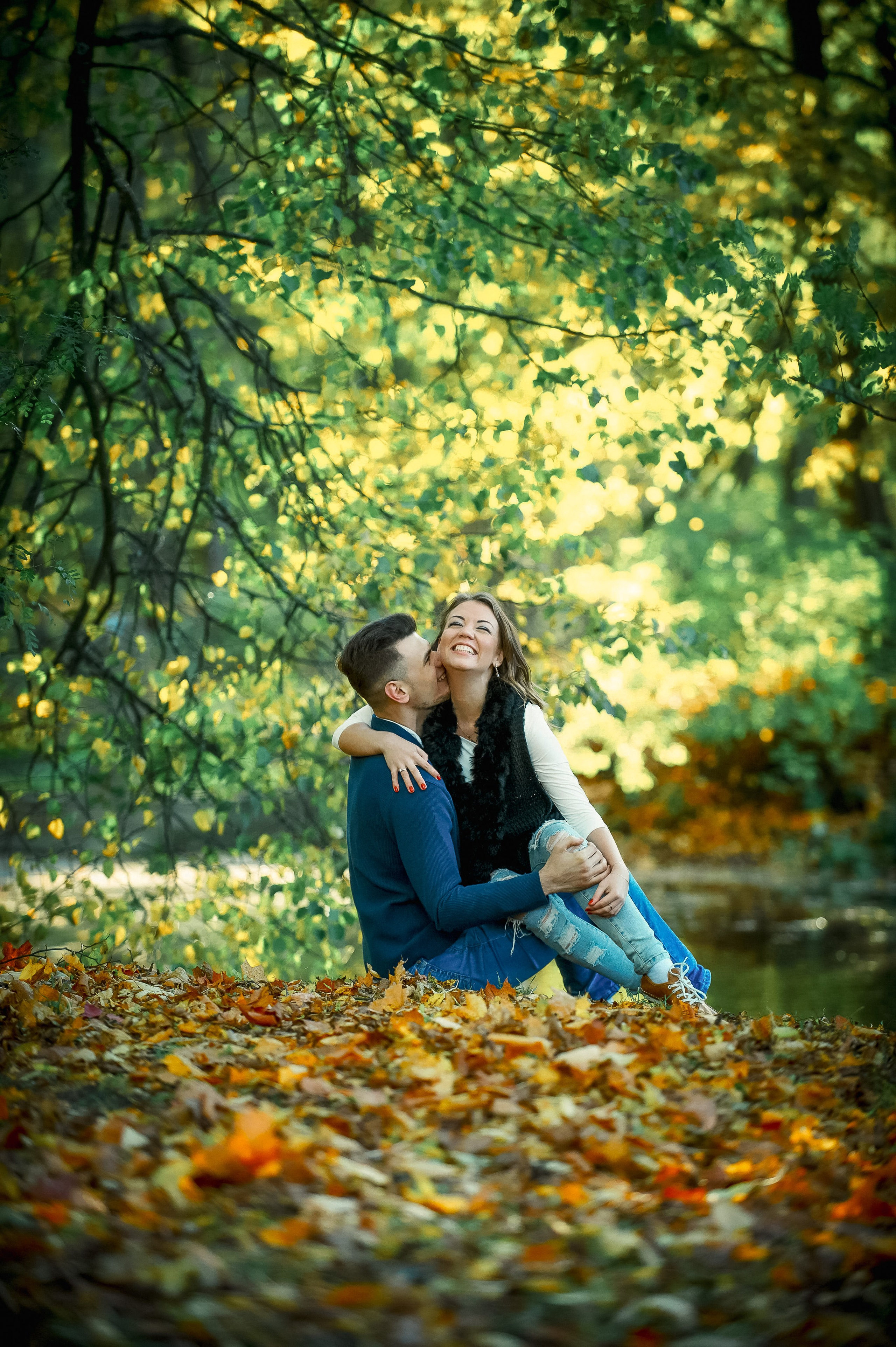 Love story в Пушкине в Екатерининском и Александровском парке. Портретный, семейный и свадебный фотограф в Санкт-Петербурге и в Пушкине Ширяев Денис