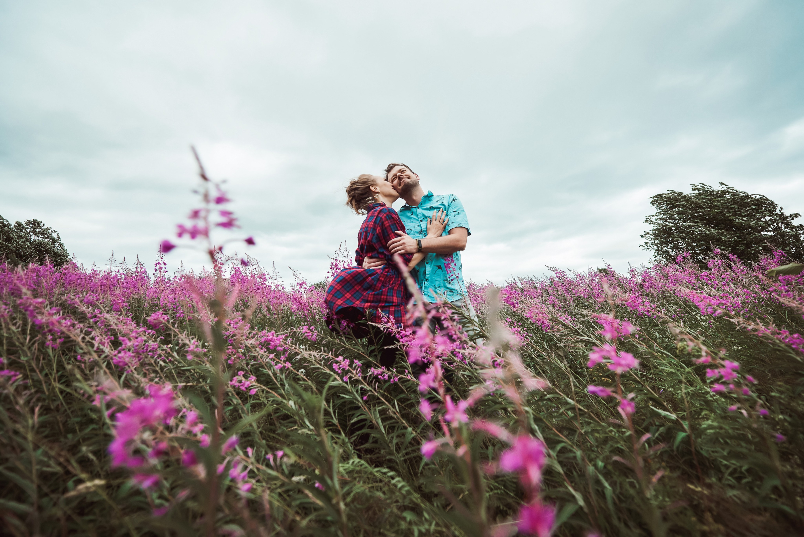Александра и Вячеслав (фотосессия Love story на природе). Портретный, семейный и свадебный фотограф в Санкт-Петербурге и в Пушкине Ширяев Денис