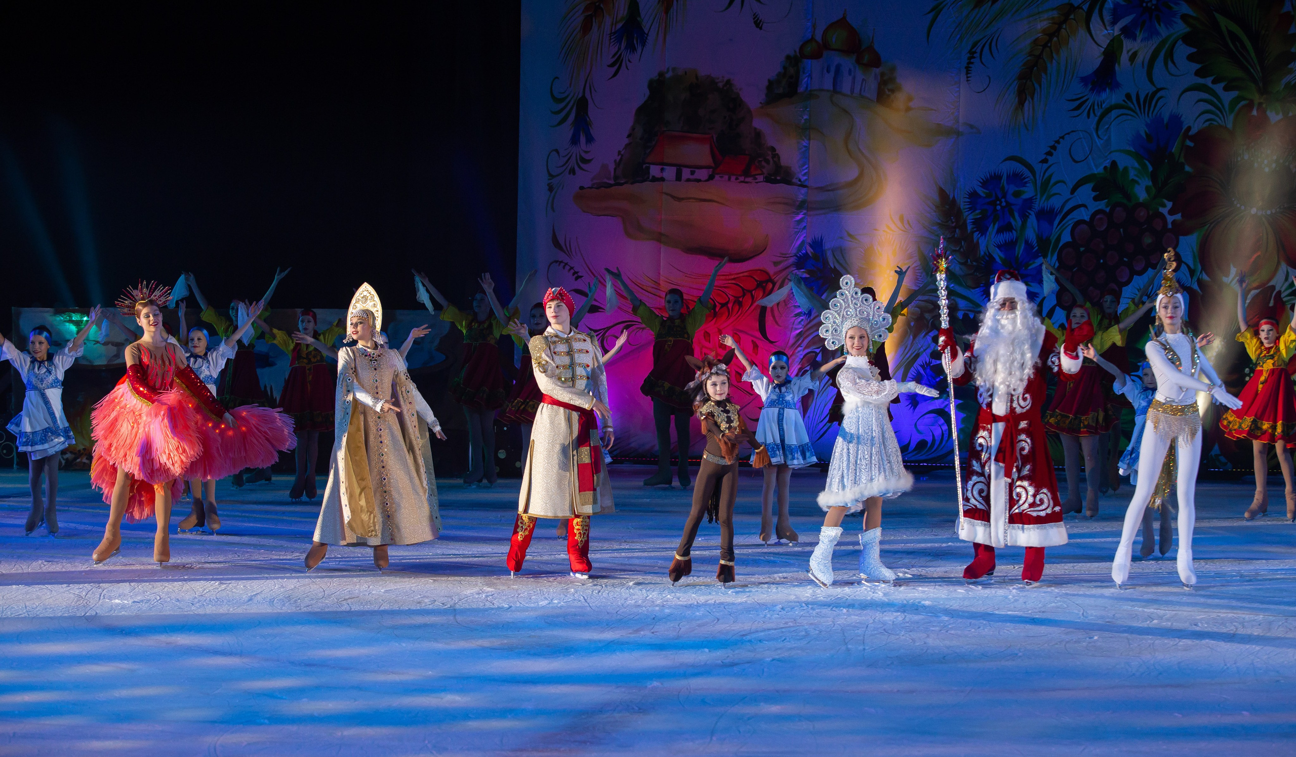 Сказочное новогоднее ледовое шоу «Конек-Горбунок» АЛЕКО. Репортажный фотограф в Москве