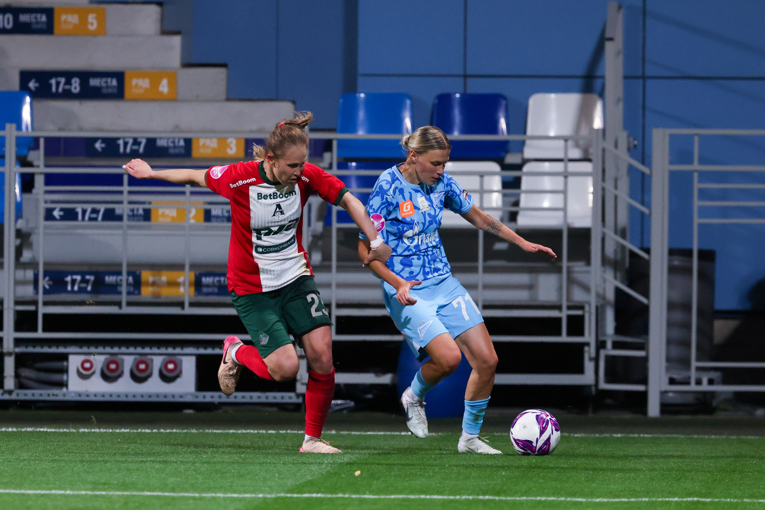 ЖФК «Зенит» — ЖФК «Локомотив» Москва Winline Кубок России 13.09.2025. Спортивный и репортажный фотограф Антон Тереханов