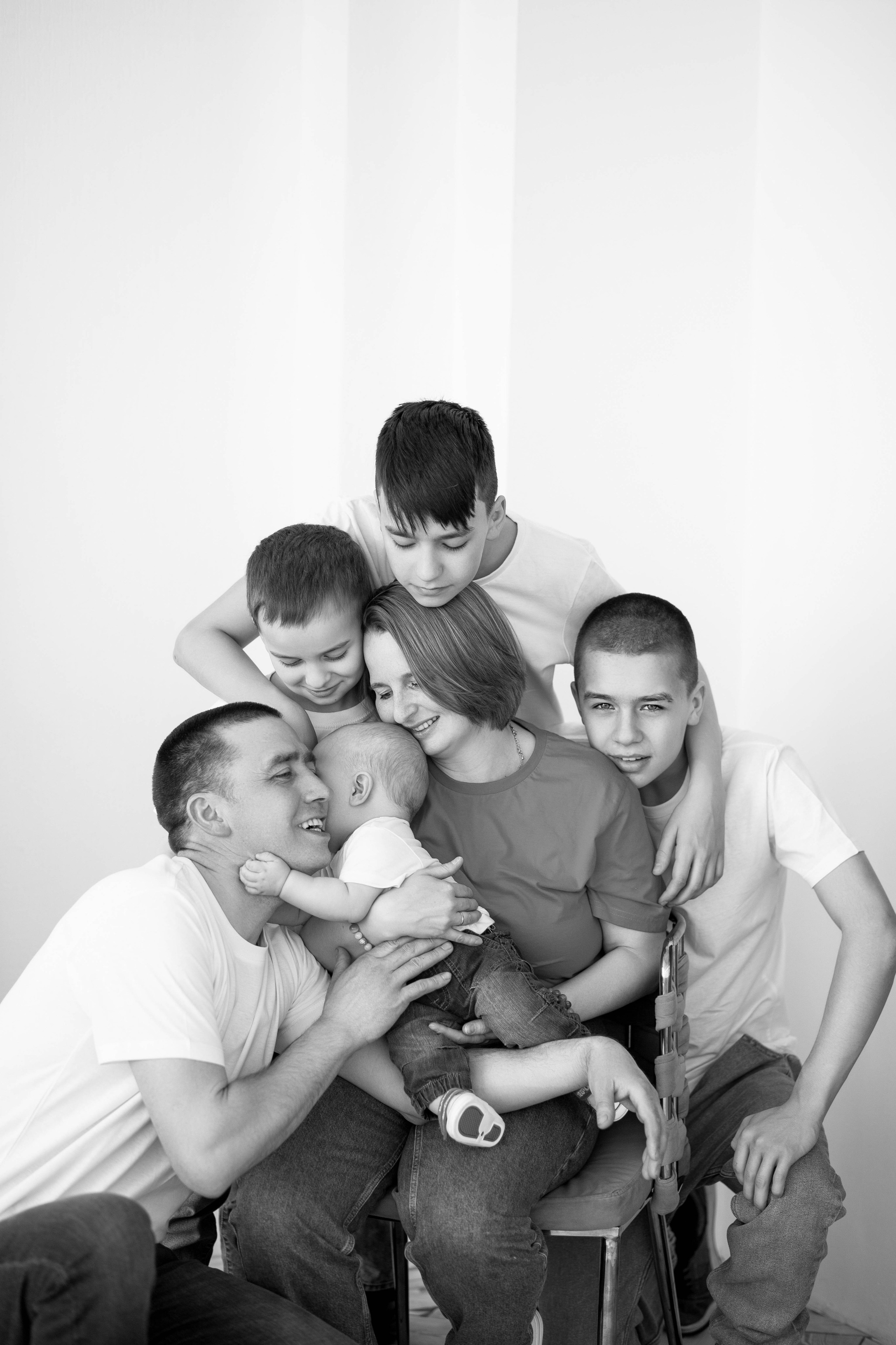 Александр, Екатерина, Степан, Семен, Вова и Вася. Семейный фотограф в Екатеринбурге и Красноуфимске Евгения Лягаева