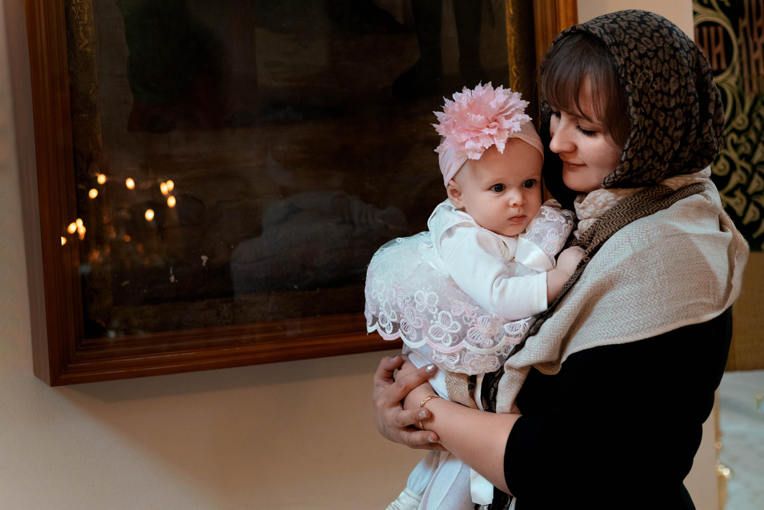 Крещение Саратов новорожденные детская фотосессия ньюборн таинство