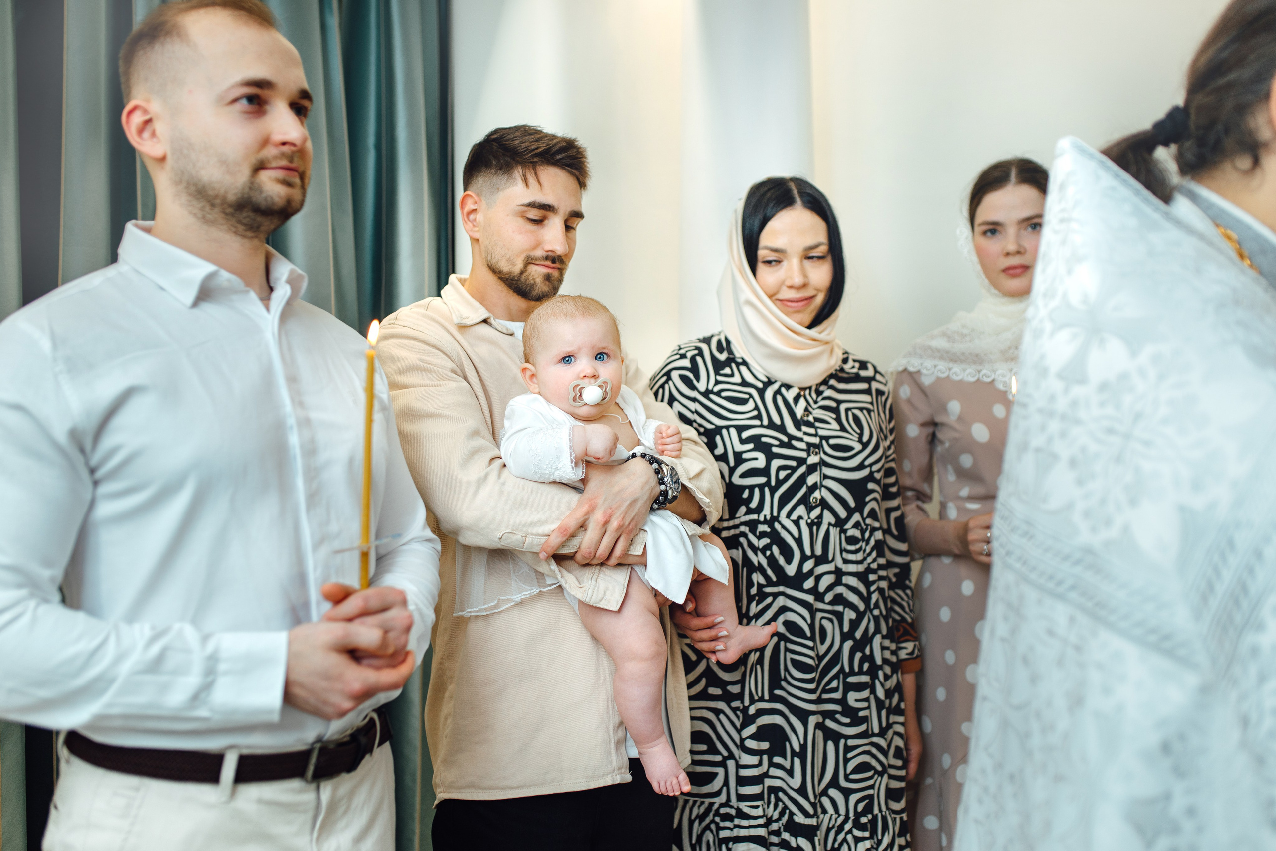 Таинство крещения Софии, апрель 2024