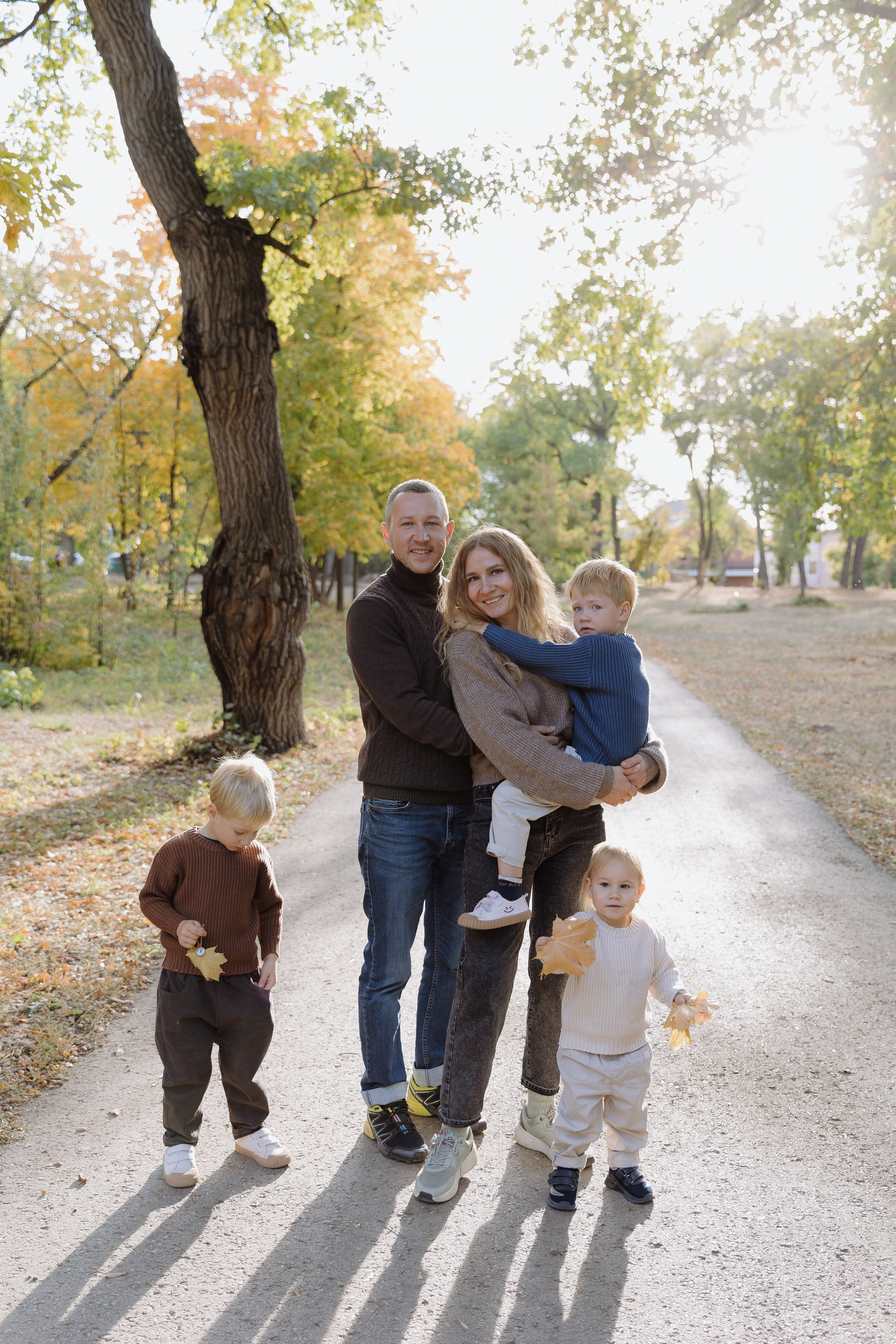 Осенняя семейная съемка. Свадебный и семейный фотограф в Самаре Катя Боб