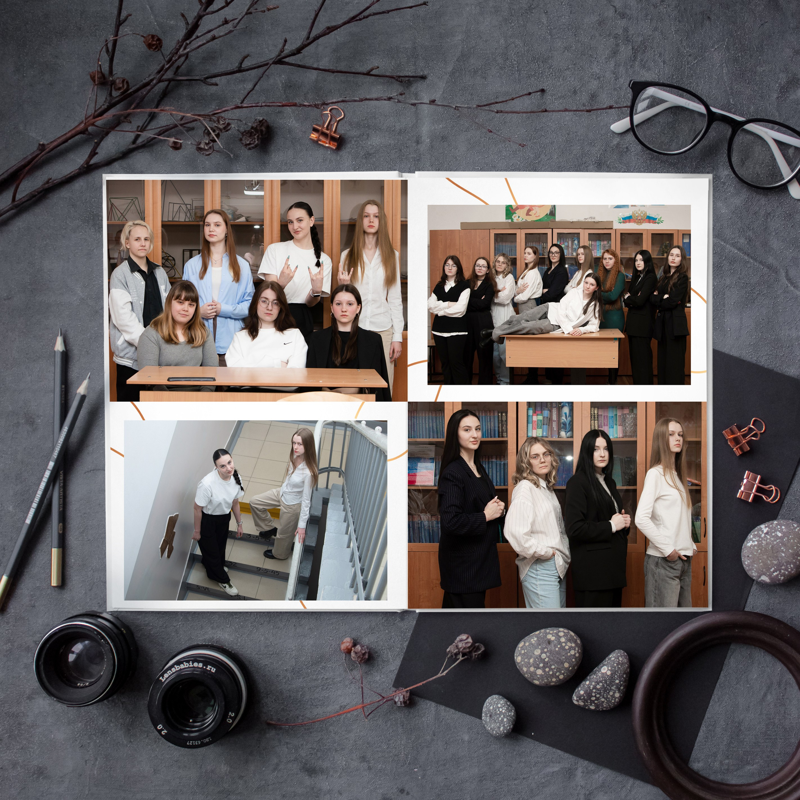 Альбом 5 разворотов Старшая Школа. Выпускные Альбомы и Фотосессии п. Кавалерово