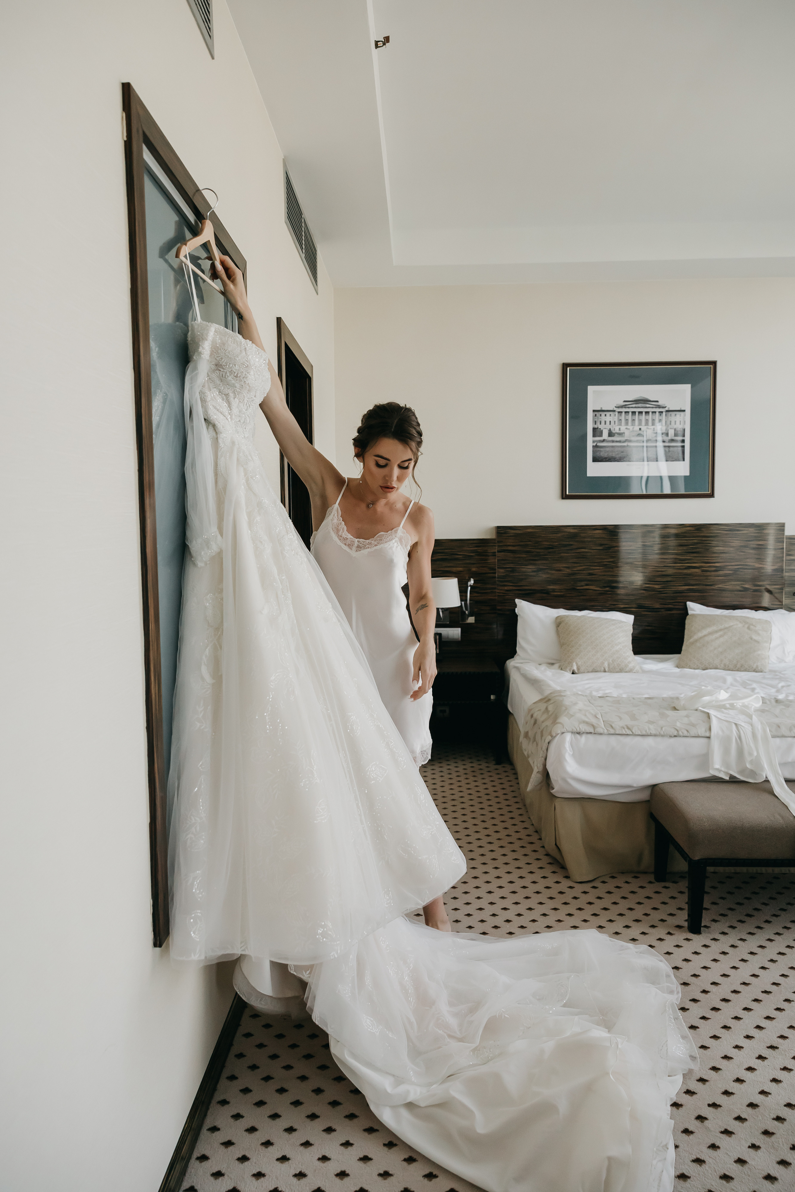 Свадебная фотосессия в отеле. Свадебный фотограф в Москве Екатерина Гусева