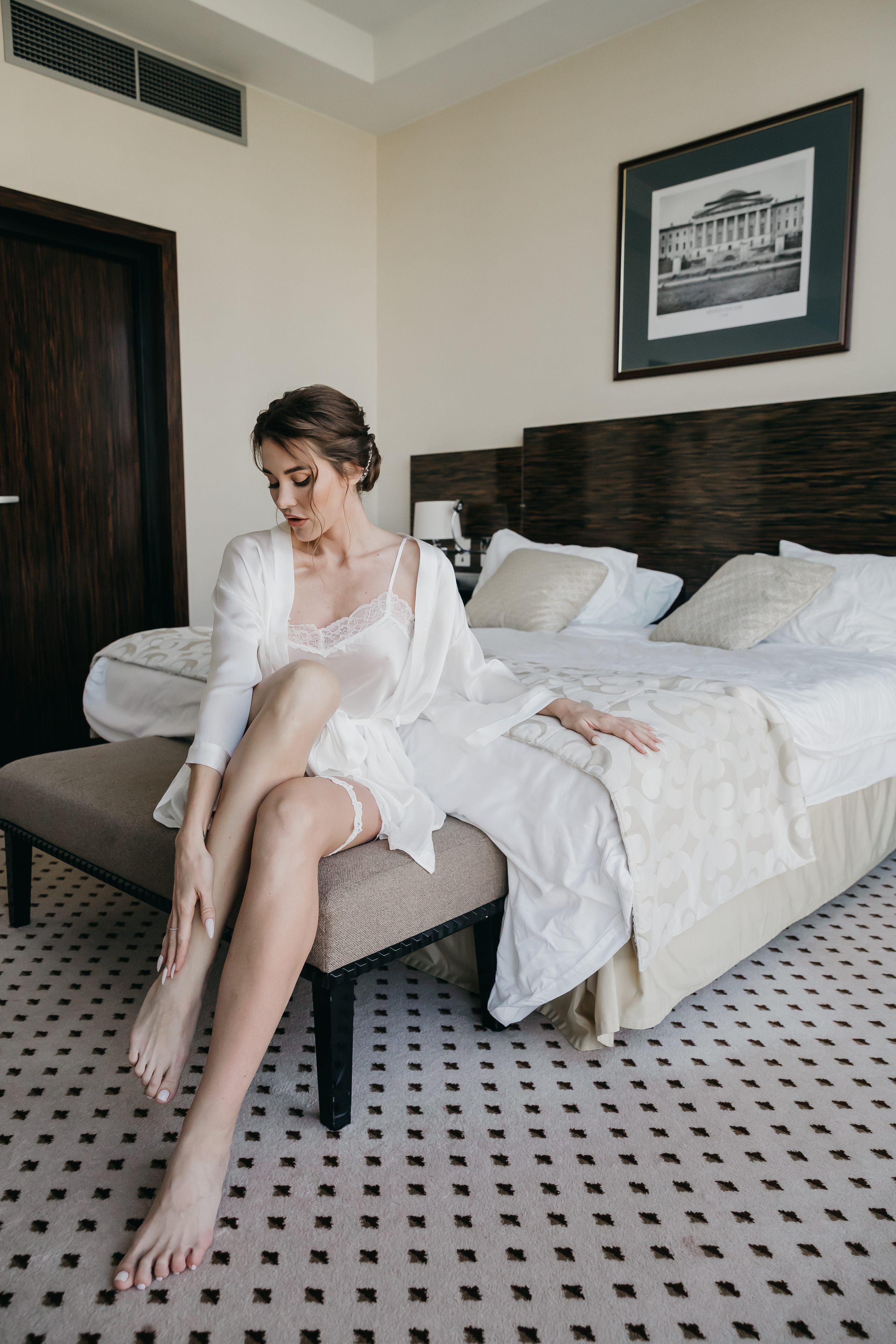 Свадебная фотосессия в отеле. Свадебный фотограф в Москве Екатерина Гусева