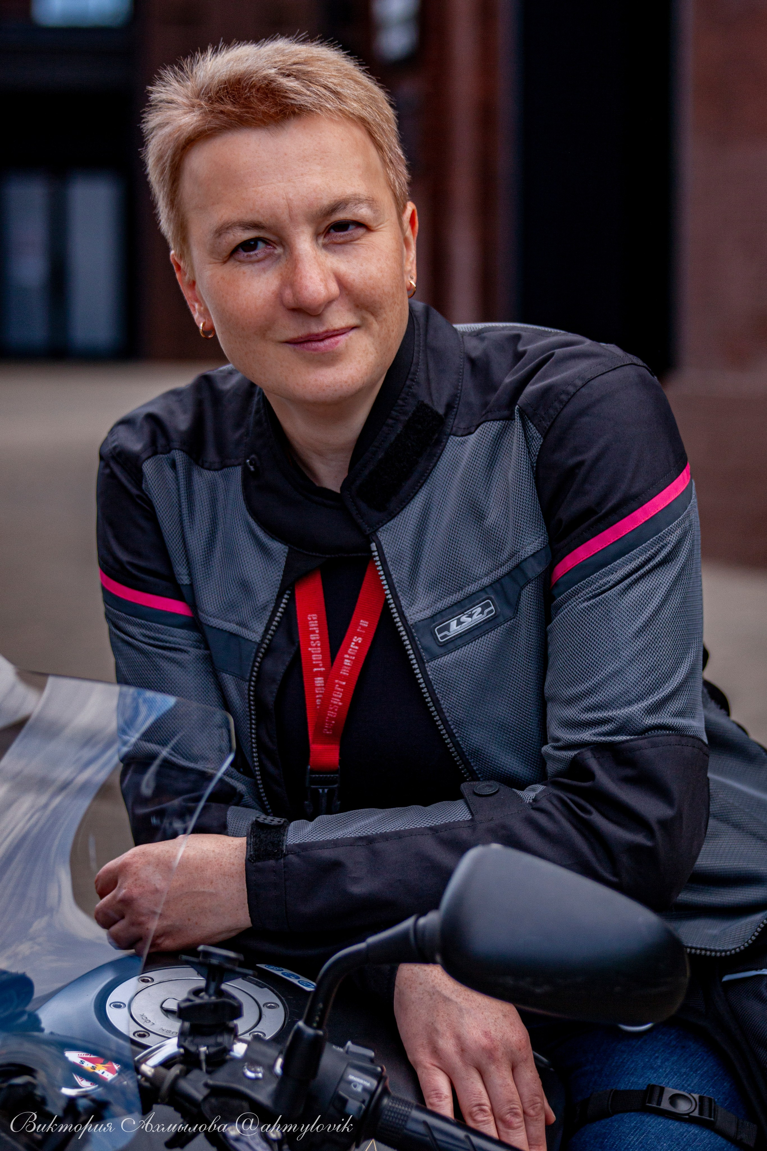 Катя и Хорнет (Honda CB 1000 Hornet). Виктория Ахмылова. Фотограф в Москве