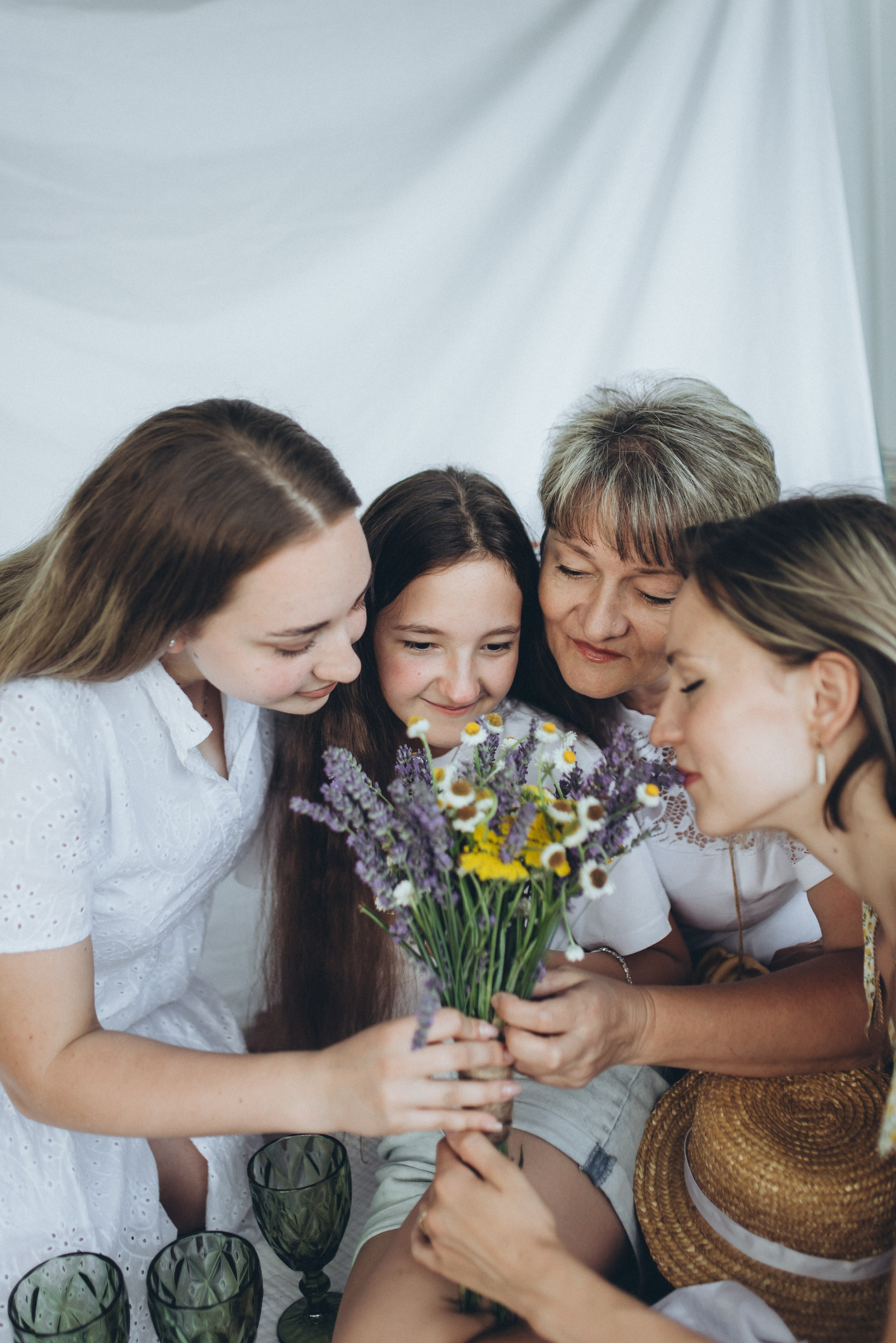 Домашняя семейная фотосессия пикник в Сочи. Фотограф в Сочи — Маргарита Поганова