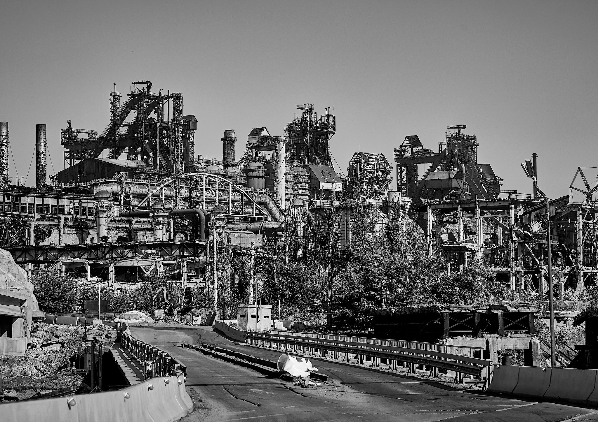Завод Азовсталь в Мариуполе. EMELYAN|Военный фотограф Артур Емельянов