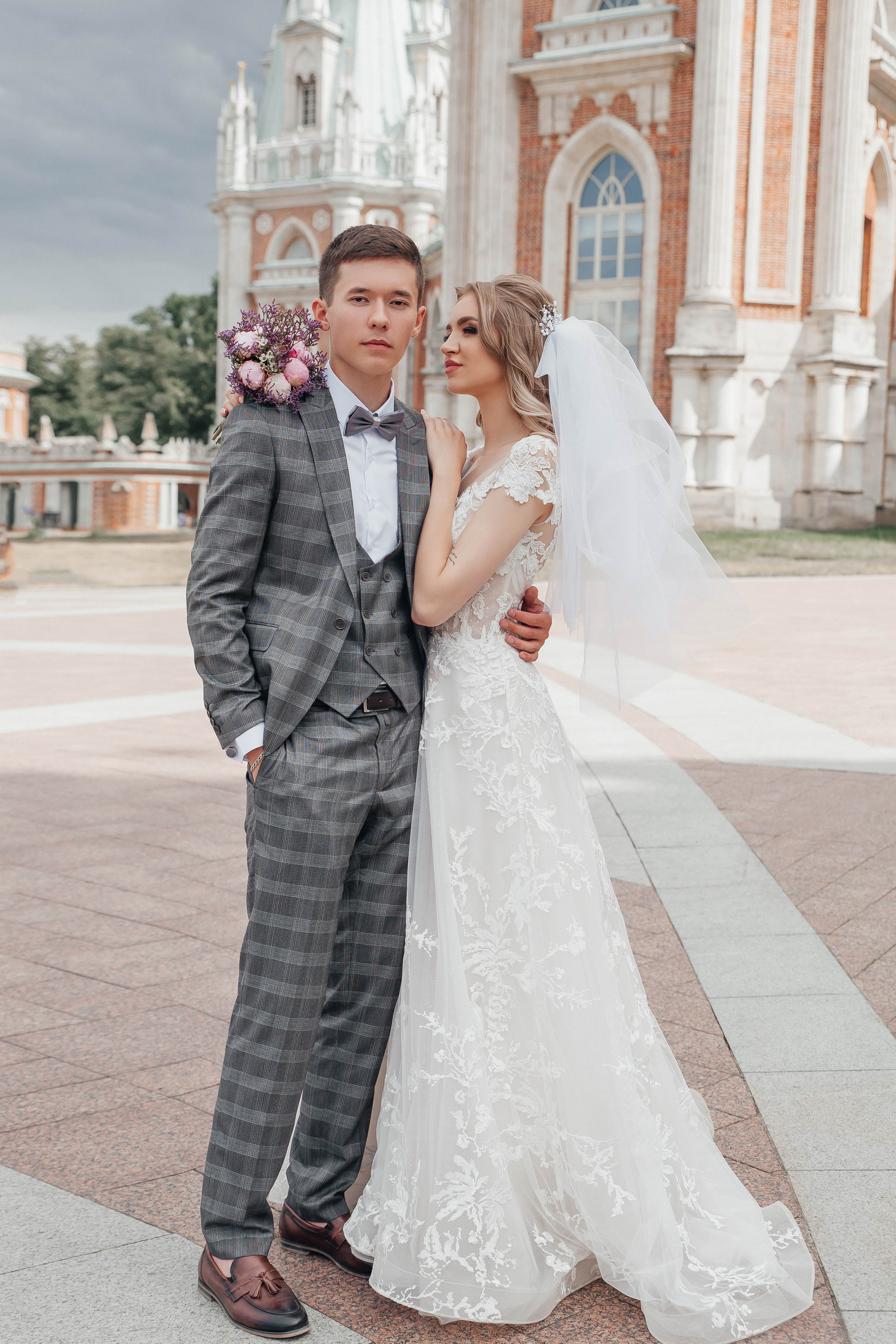 Петр и Диана. МУузей-заповедник Царицыно. Свадебный и семейный фотограф в Москве и Подмосковье Ольга Останина