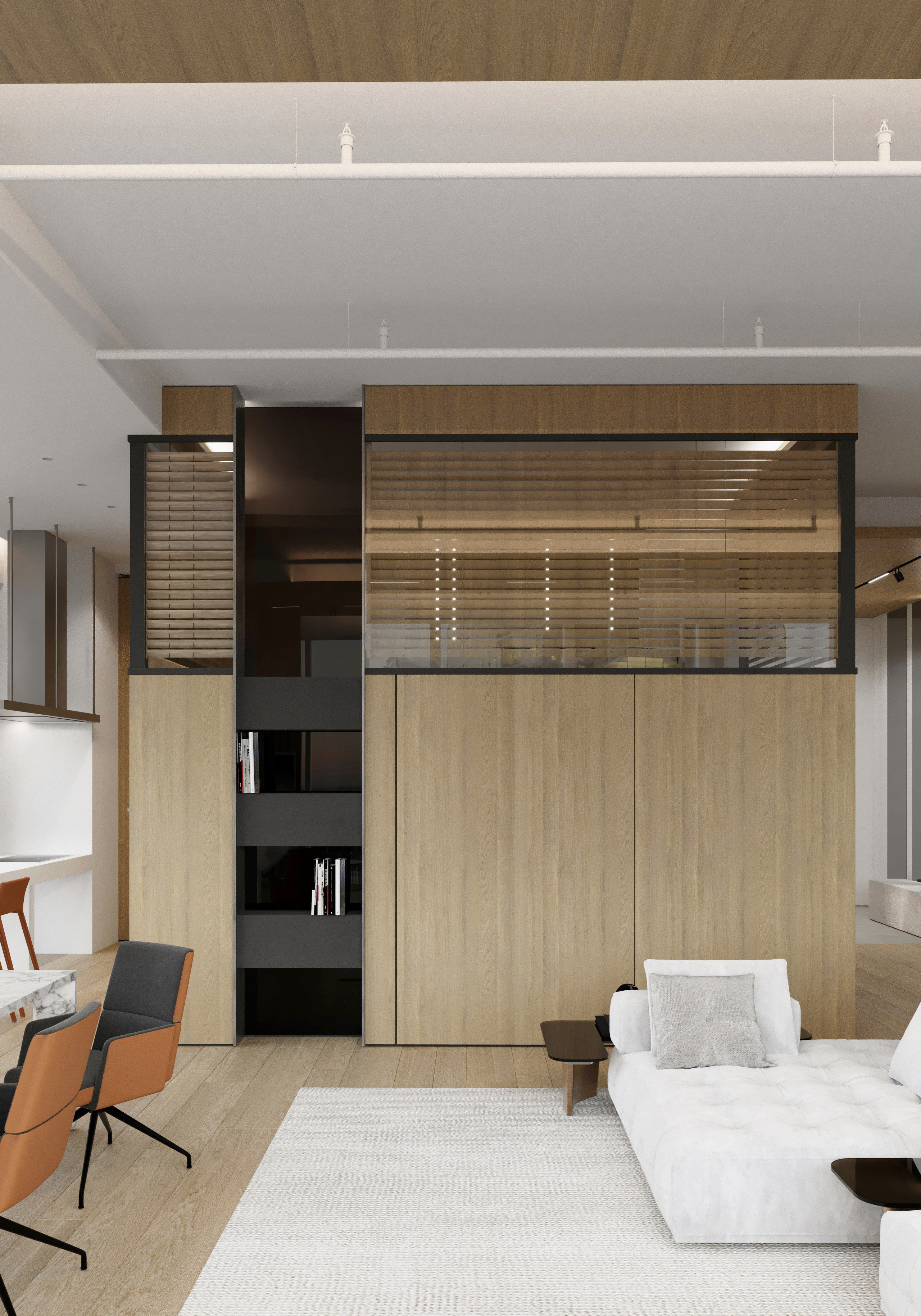 Пентхаус в Москва-Сити. Архитектурные интерьеры