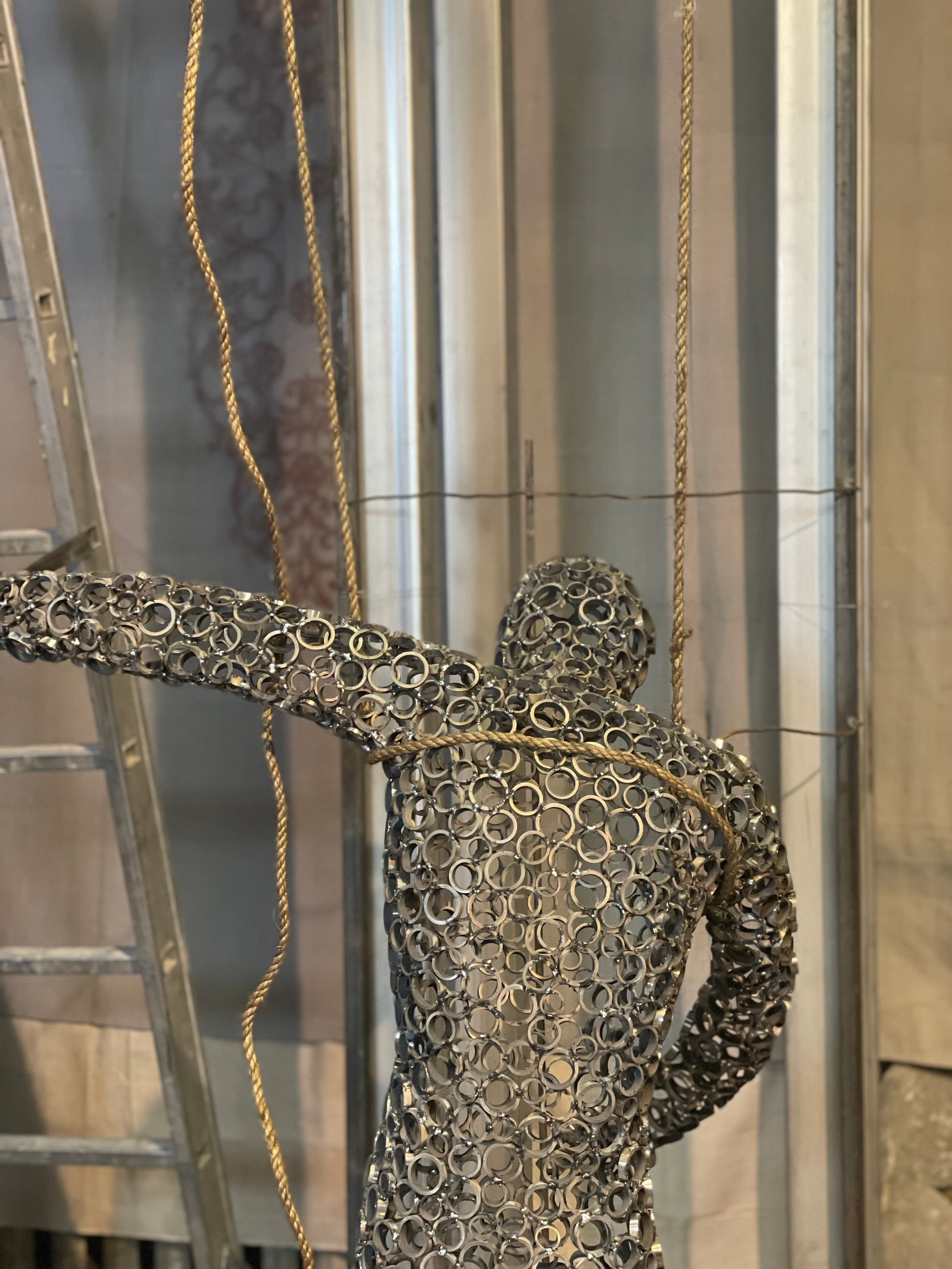 Паркур/Свободное падение /Спб/Малая Балканская 13к2 /2023. Художник — скульптор Антонина Фатхуллина