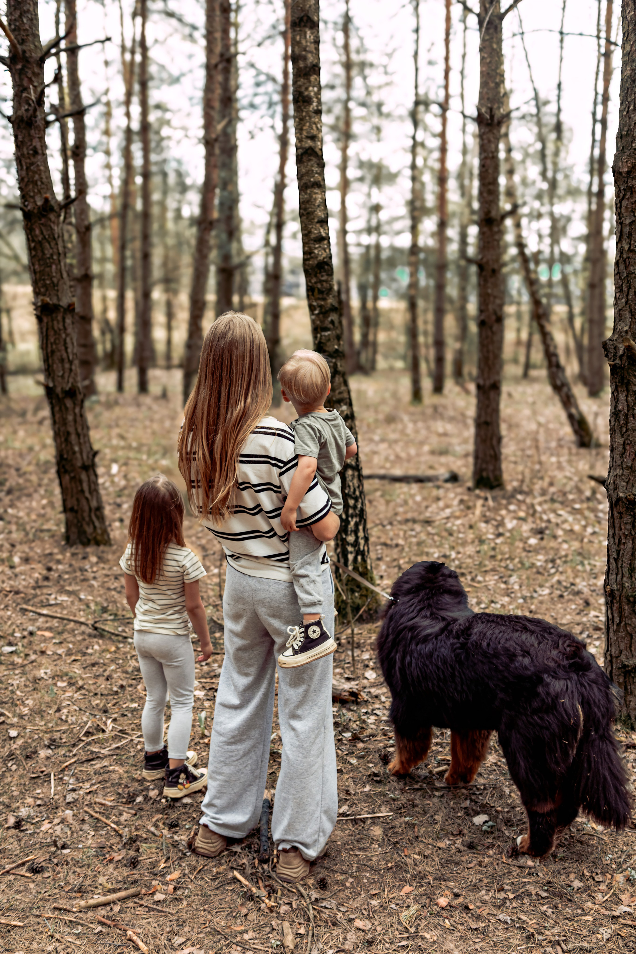 Семейная фотосессия в лесу