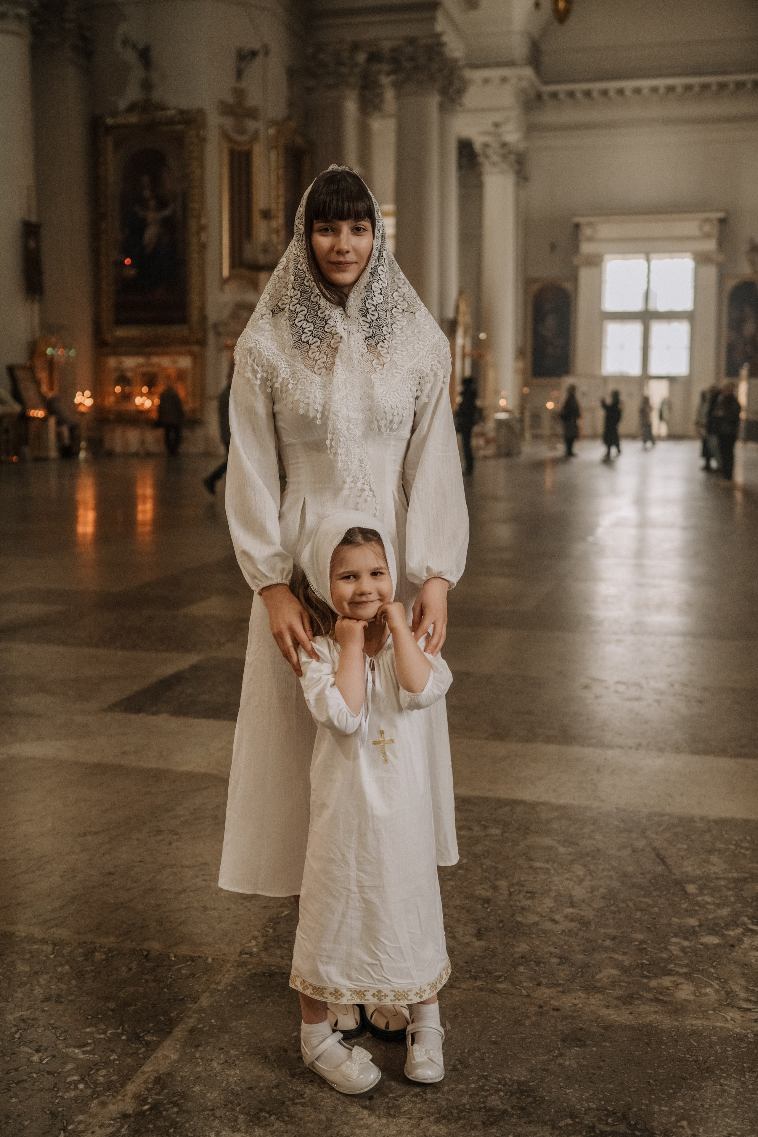 Аня и Лиза — Троицкий собор. Семейный фотограф/ фотограф на крещение в Санкт-Петербурге Дьяконова Валерия