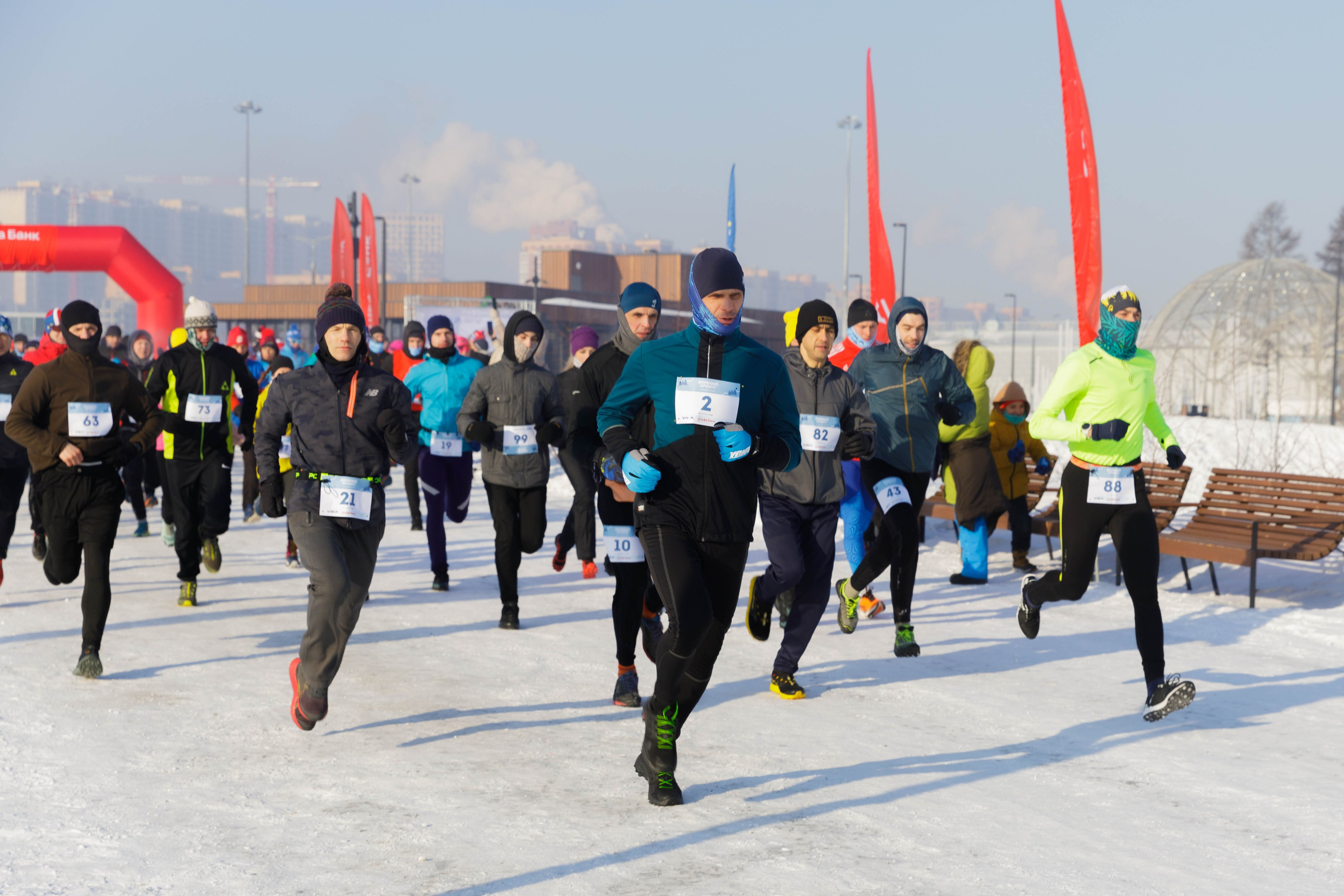 Альфа — Банк. Зимний кросс. Репортажный фотограф в Новосибирске Алена Помазунова