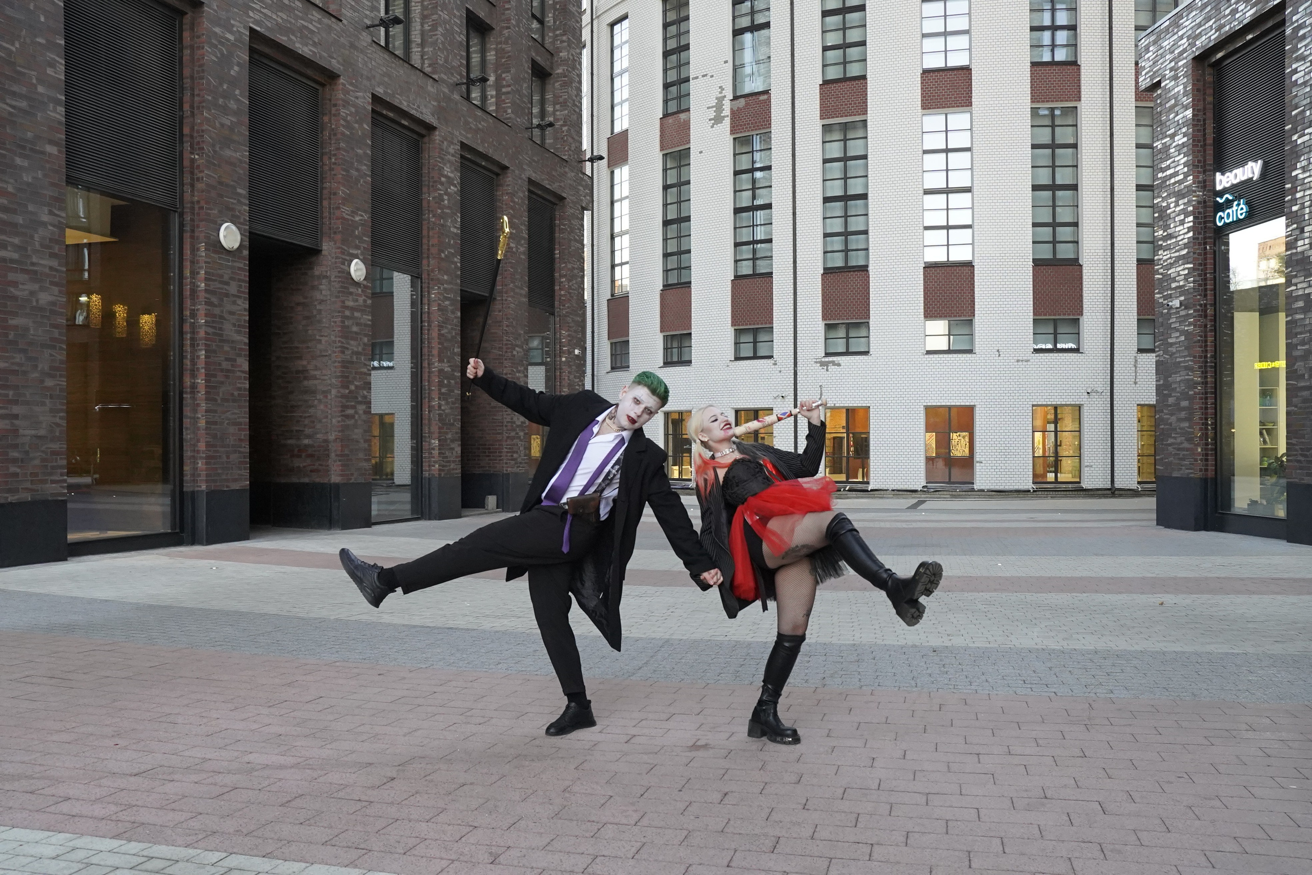 Харли и Джокер. Фотограф и видеограф Елена Суетенкова, Создание ярких воспоминаний о важных событиях. Москва, Россия, Мир