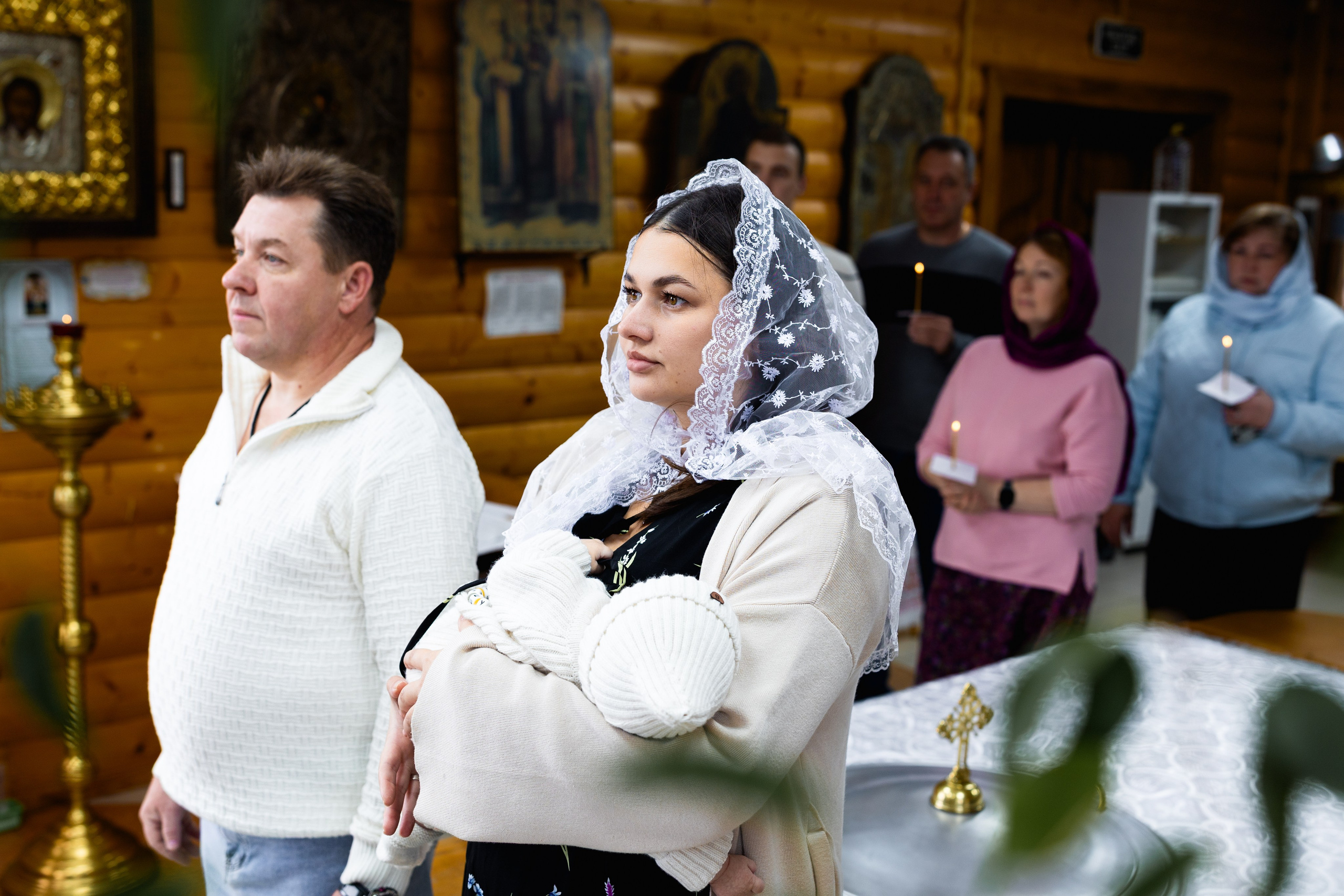 Крещение Михаила. Уникальный фотограф на крещение и венчание. Москва