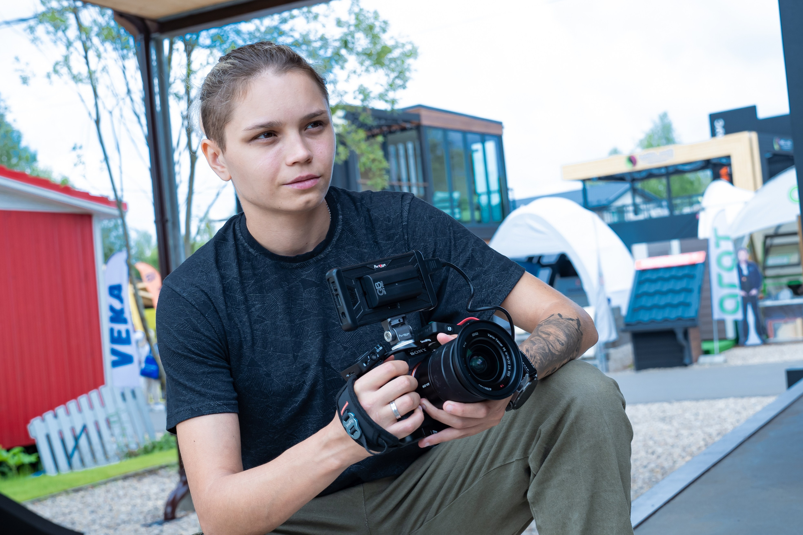 Выставка коттеджных домов Open Village. Фото / Видеосъемка в Москве