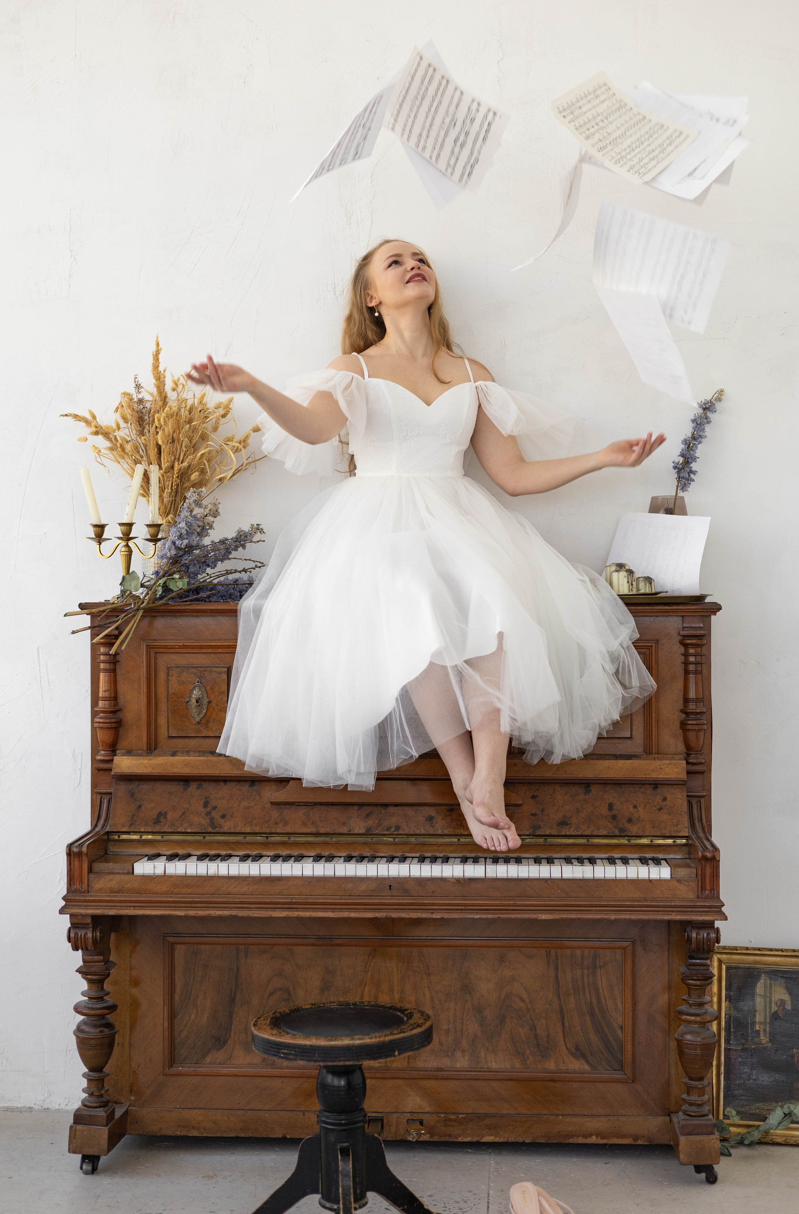 Елена. Escalier floral. Портретный фотограф Панферова Регина г. Санкт-Петербург, г. Казань
