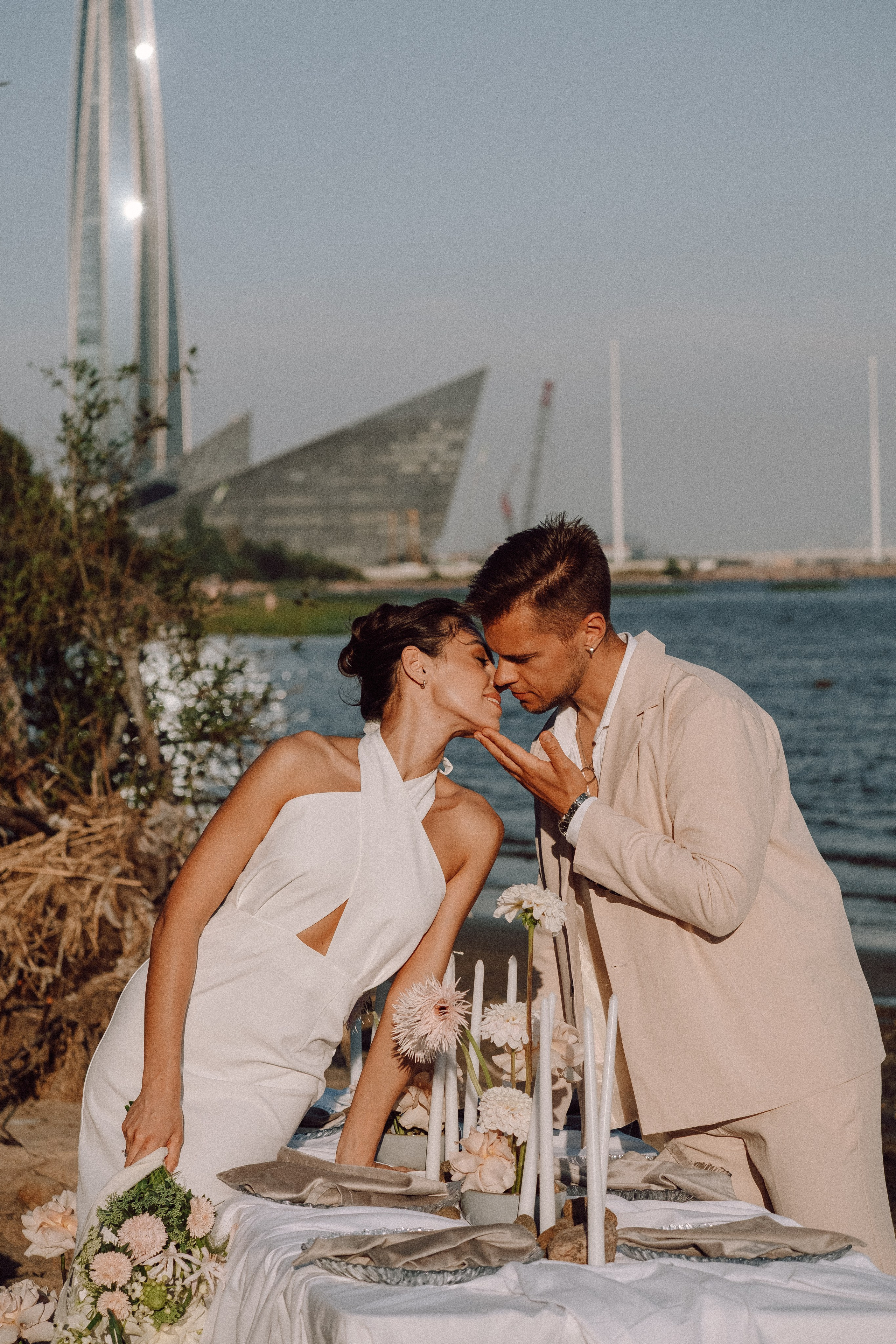 СВАДЕБНАЯ ФОТОСЕССИЯ ВЫЕЗДНОЙ ЦЕРЕМОНИИ (ФИНСКИЙ ЗАЛИВ). Профессиональный фотограф, Санкт-Петербург — Виктория Богомолова