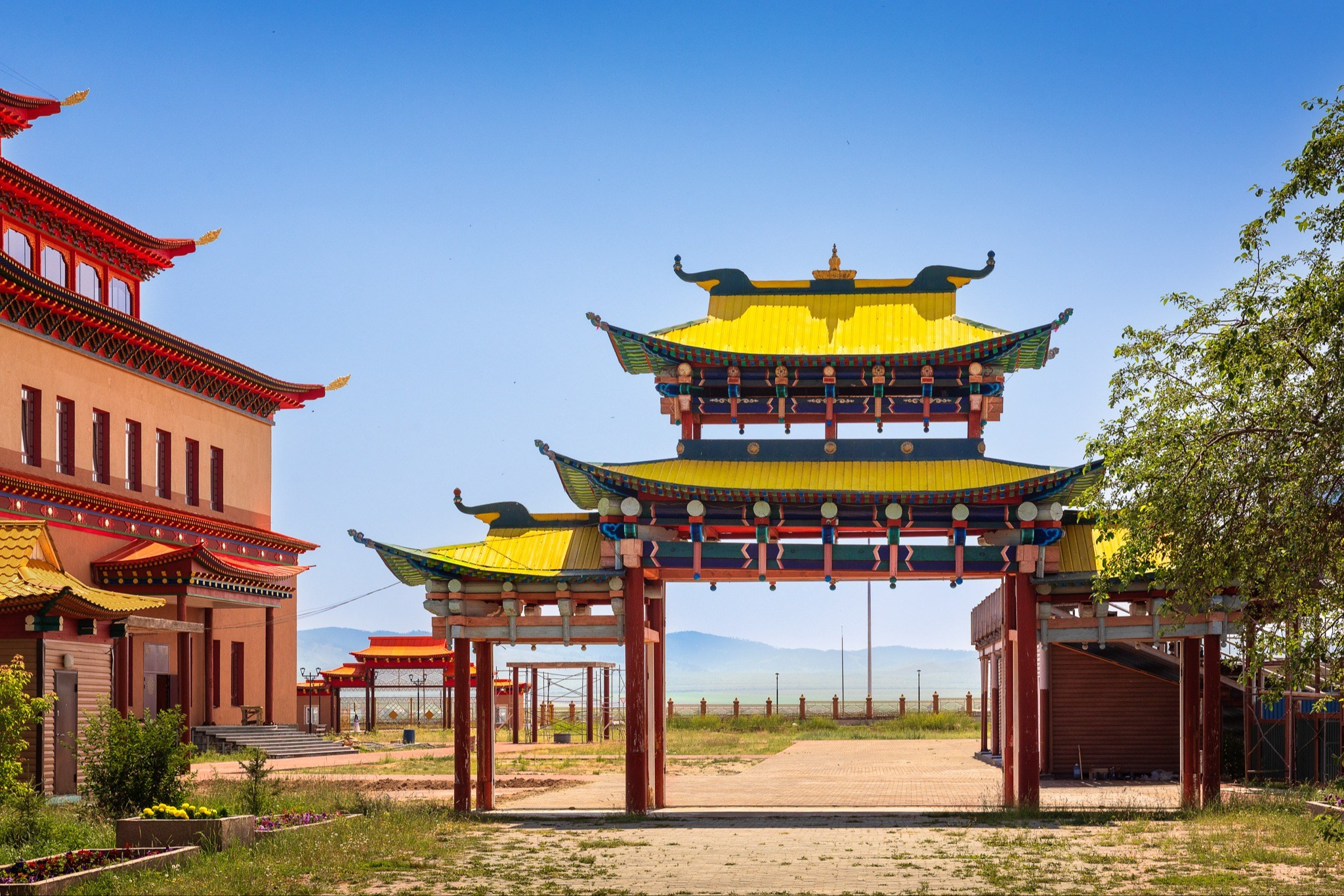 Ворота Иволгинского дацана, Архитектура, Евгений Швец, Москва