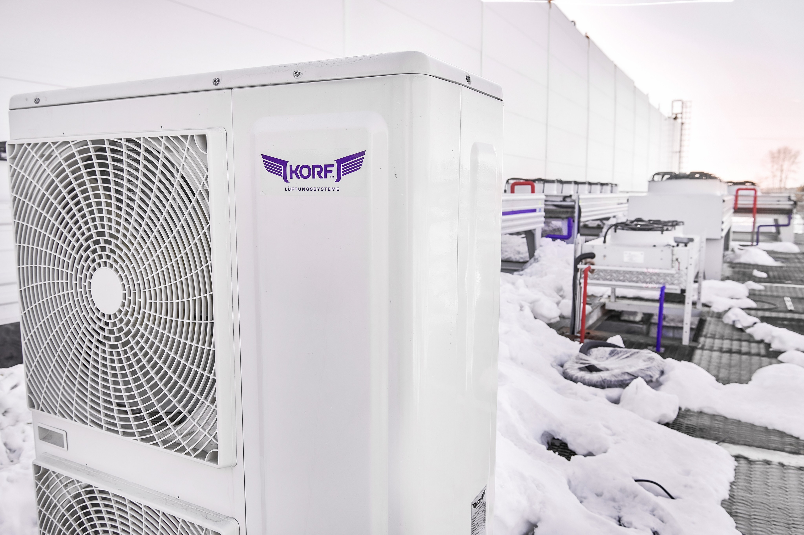 Ингениум — Инженерная система охлаждения для распределительного центра X5 Retail Group (Пятёрочка). Фотограф Яковлев Роман — Красноярск