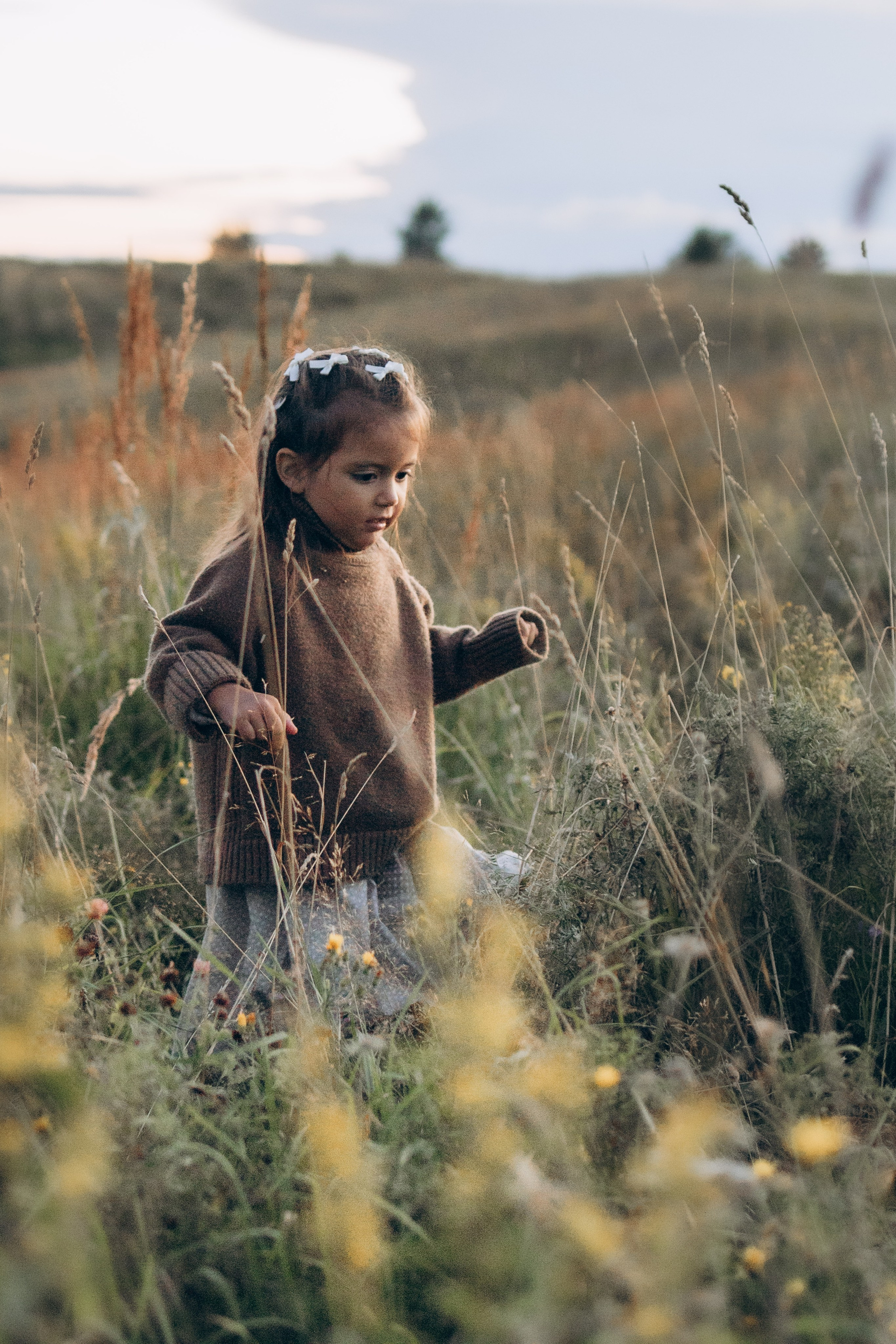 Семейная фотосессия на Колтушских высотах. Семейный и детский фотограф в Санкт-Петербурге Павлова Елена