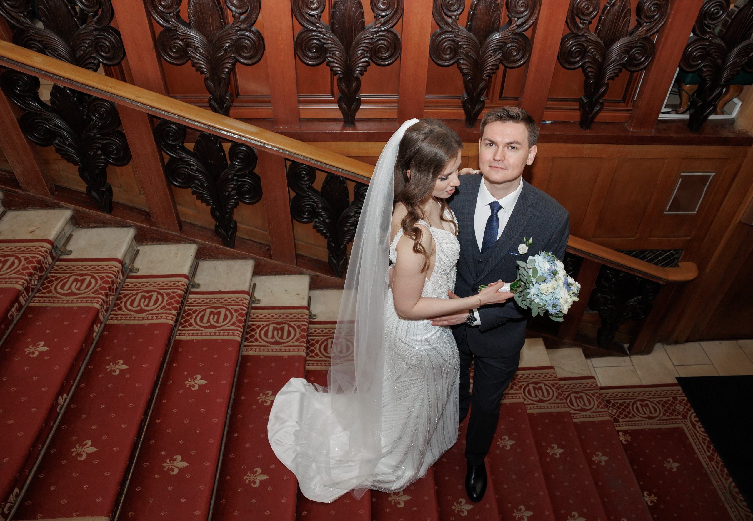 Даша и Дима, Грибоедовский ЗАГС. Свадебный и репортажный фотограф (Москва, Королев и другие)